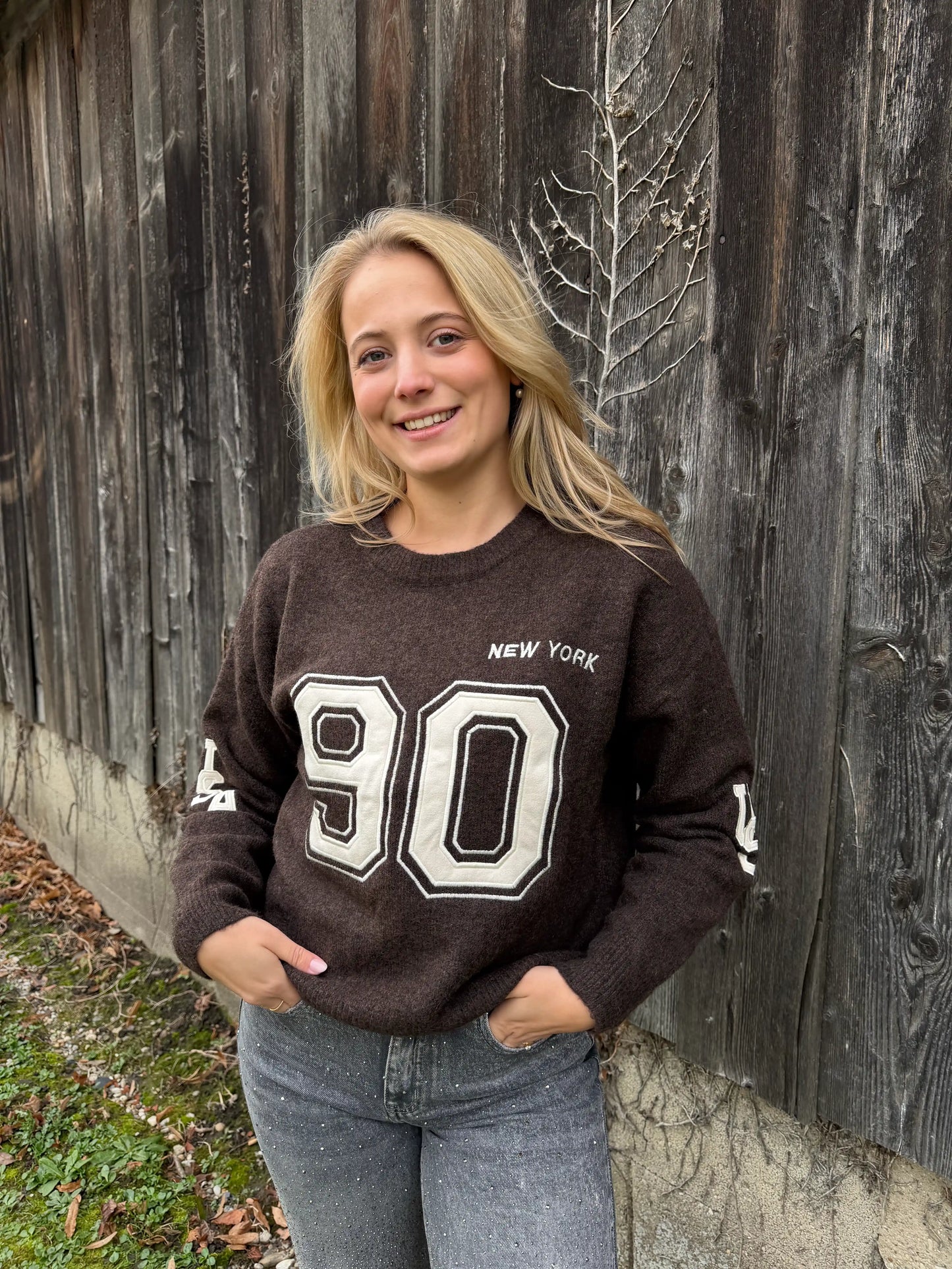 Pullover "90" Schokobraun