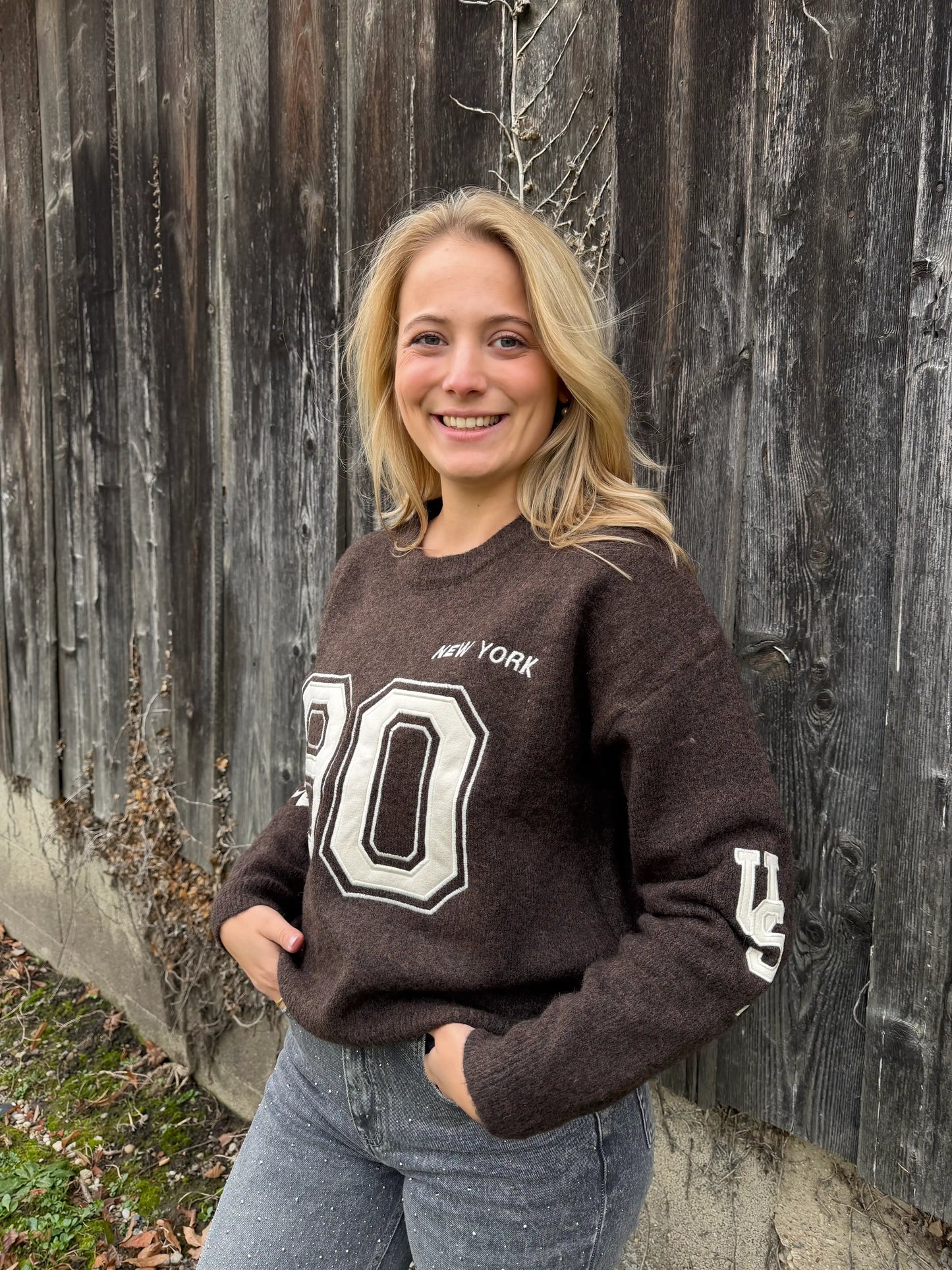 Pullover "90" Schokobraun