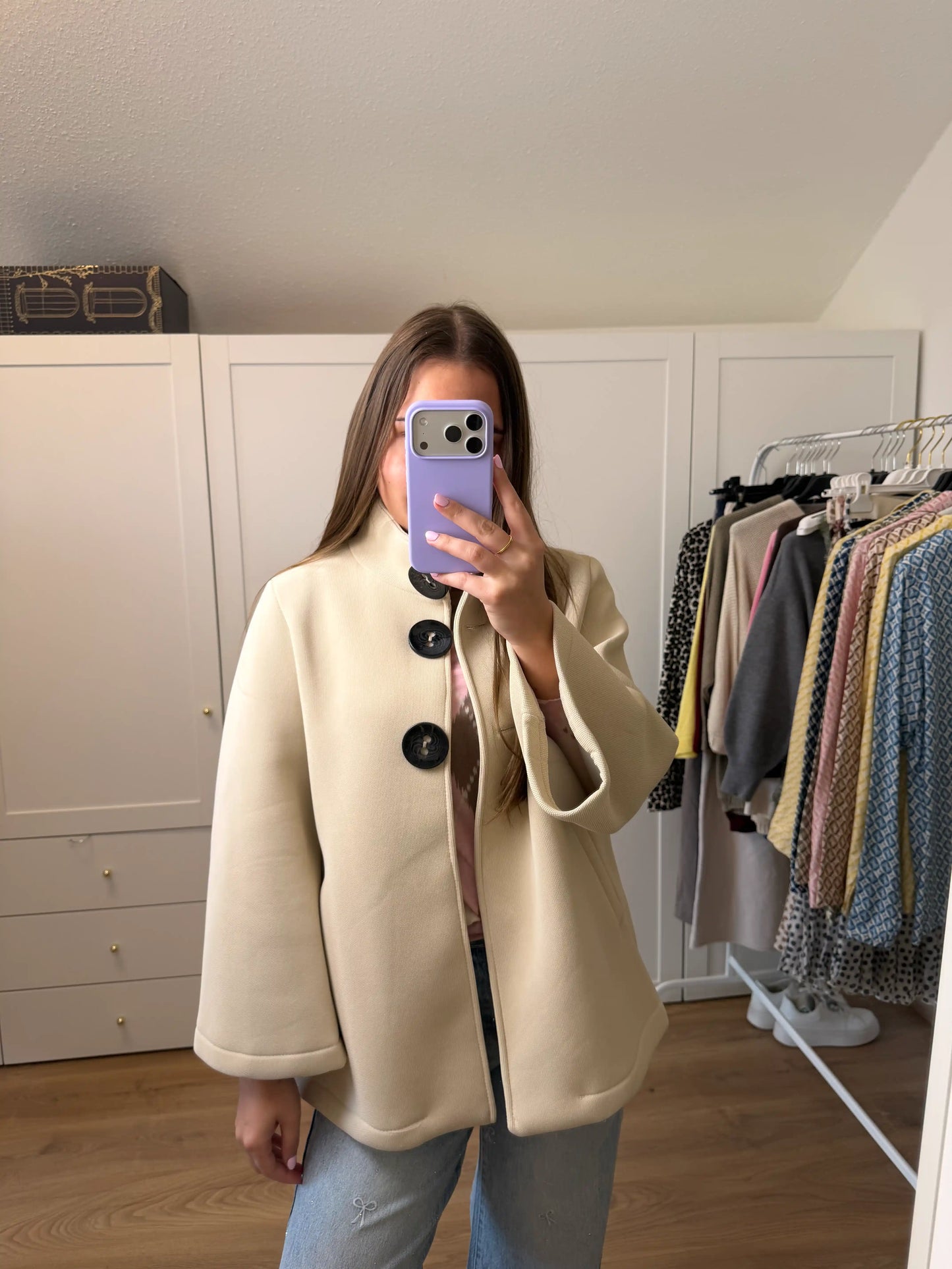 Jacke "Soft Elegance" Beige