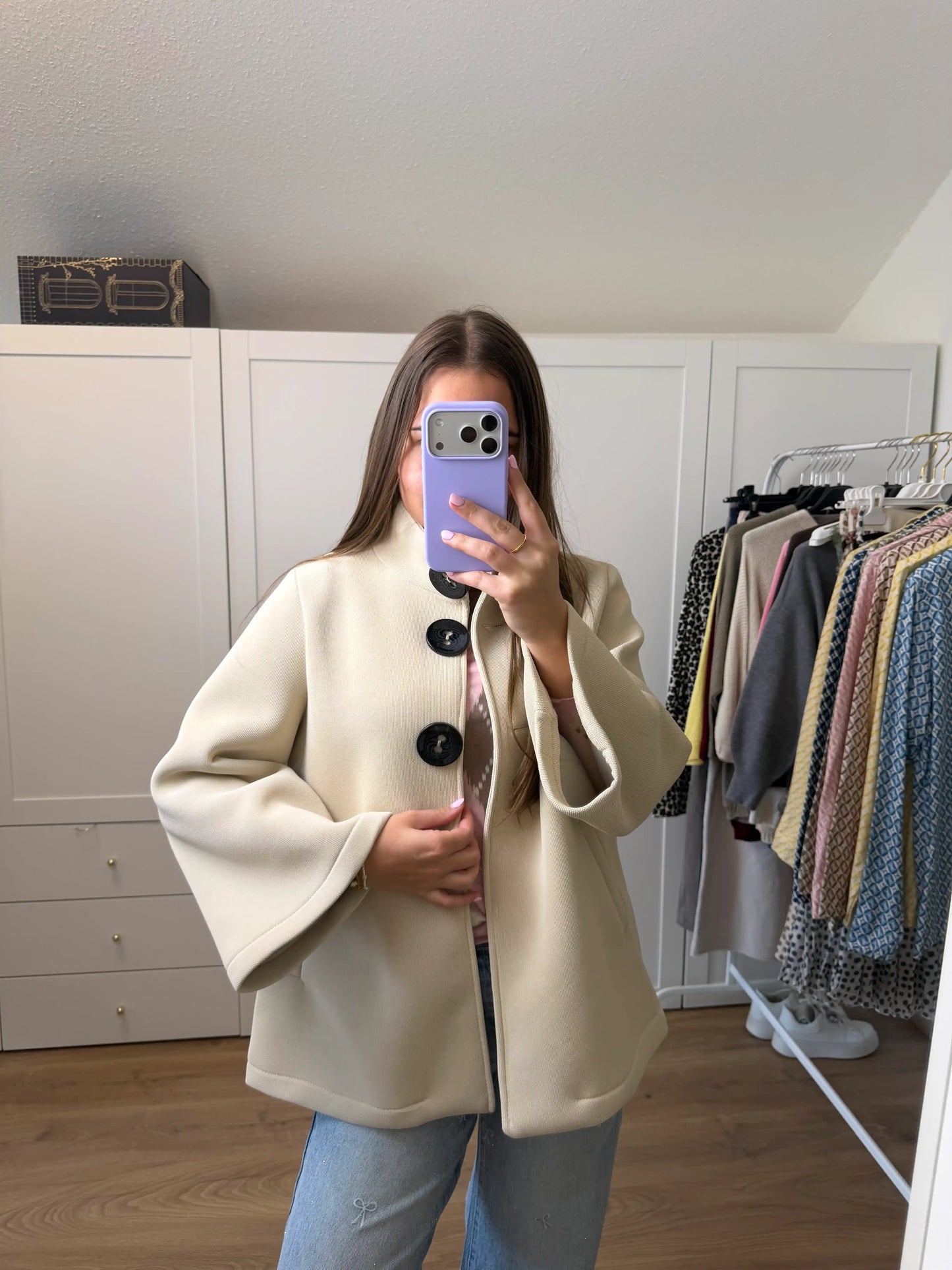 Jacke "Soft Elegance" Beige