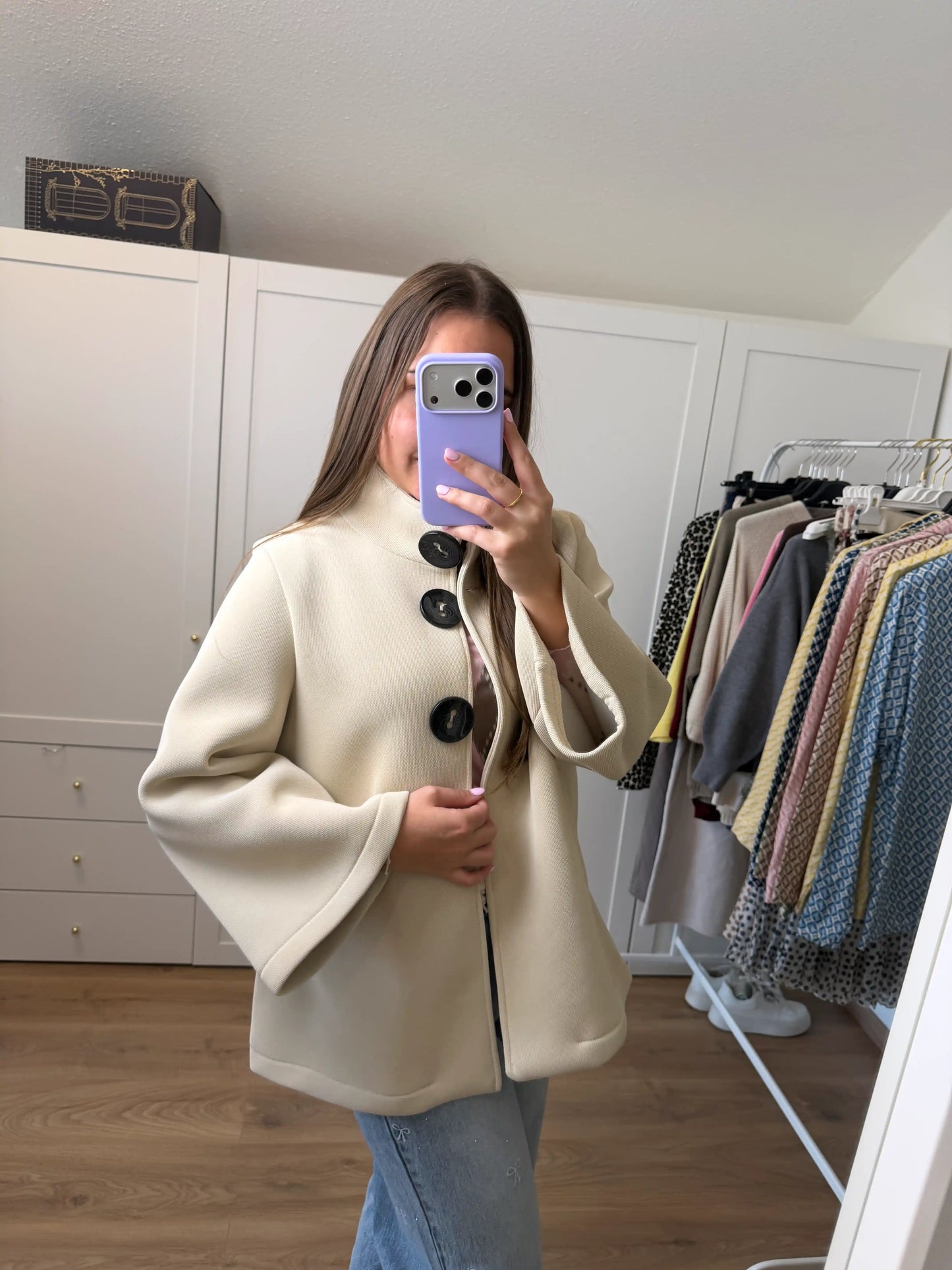 Jacke "Soft Elegance" Beige