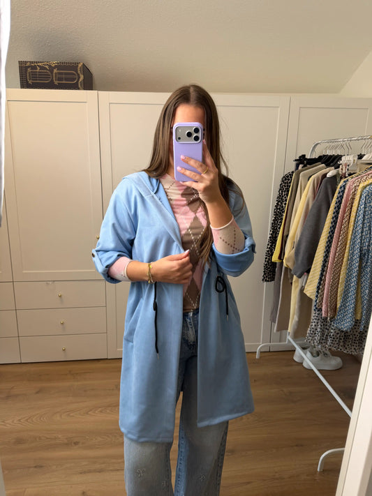 Mantel "Velvet Breeze" Blau