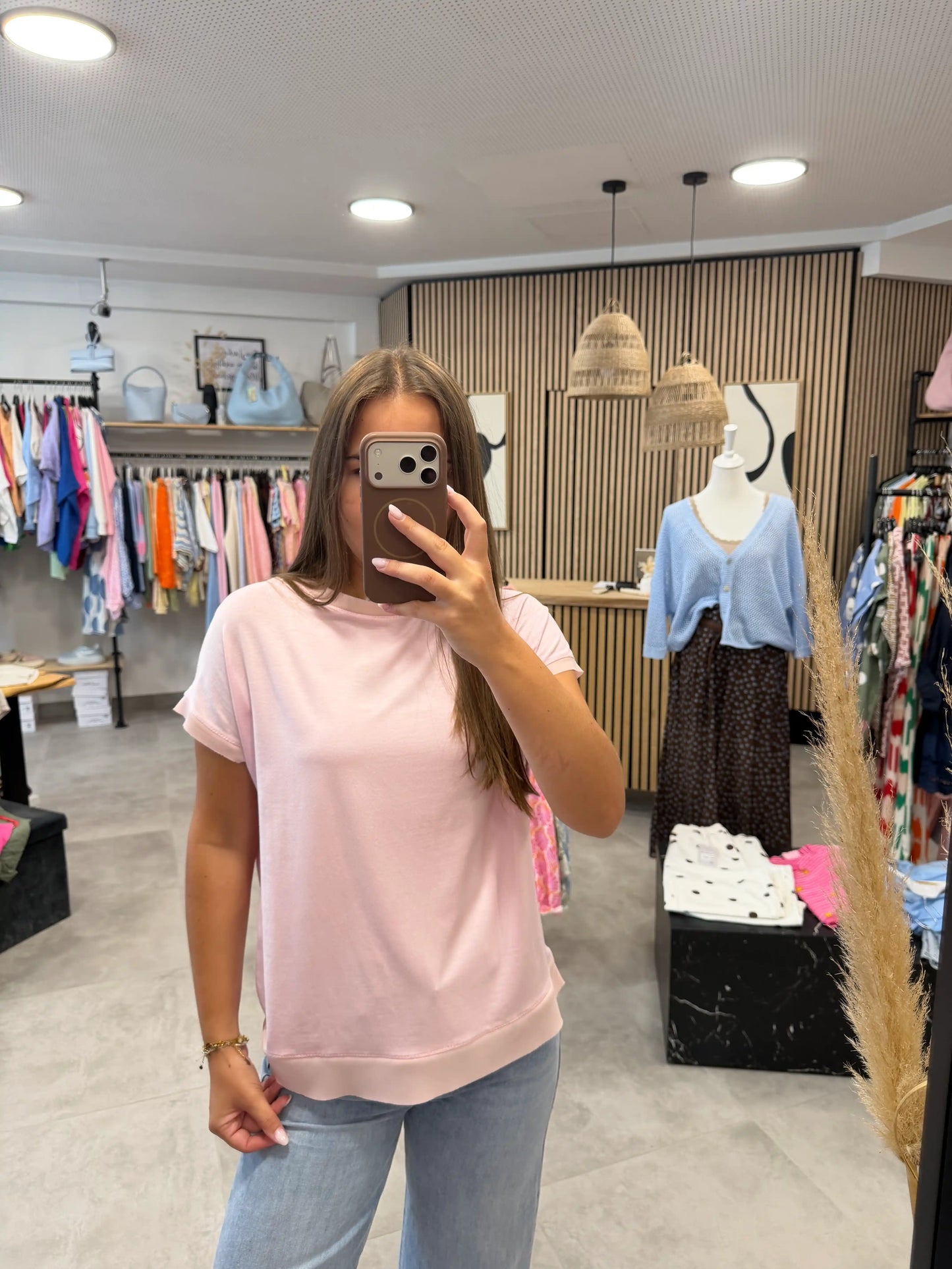 Basicshirt "Noa" Rosa