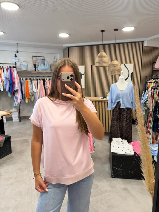 Basicshirt "Noa" Rosa