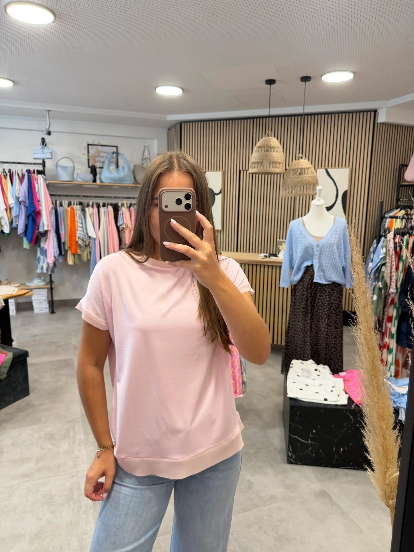Basicshirt "Noa" Rosa