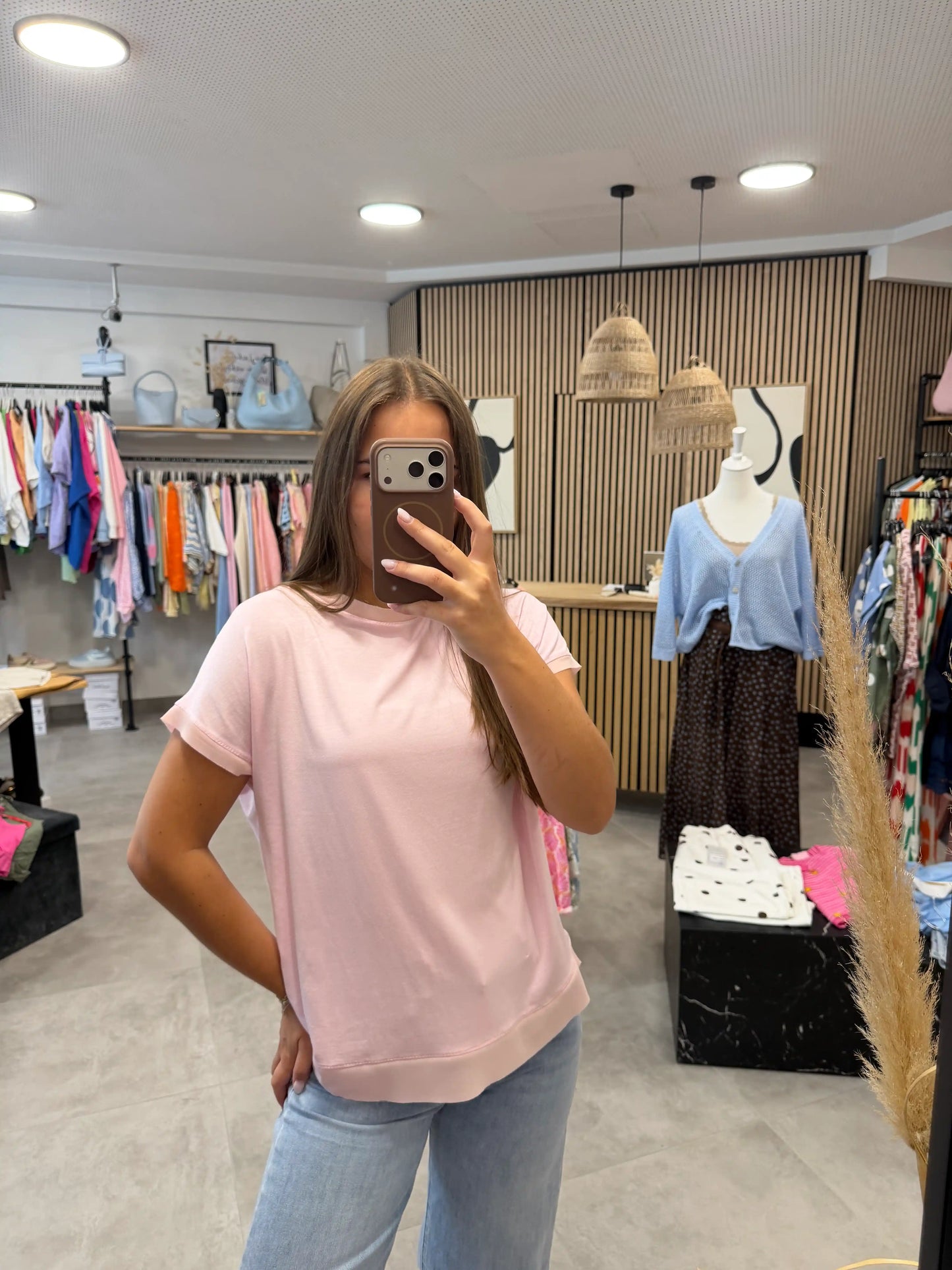 Basicshirt "Noa" Rosa