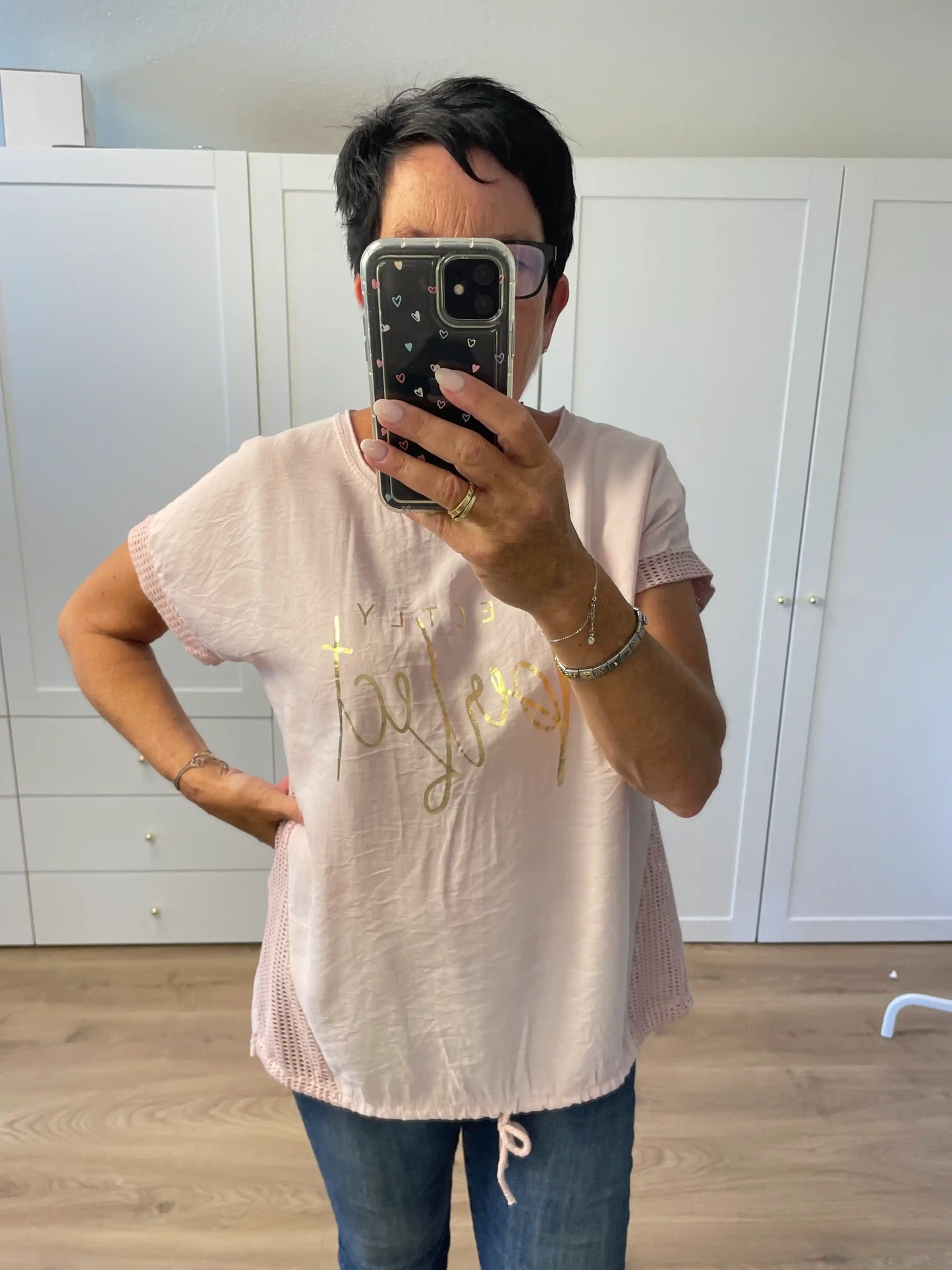 Shirt "Imperfect" Rosa