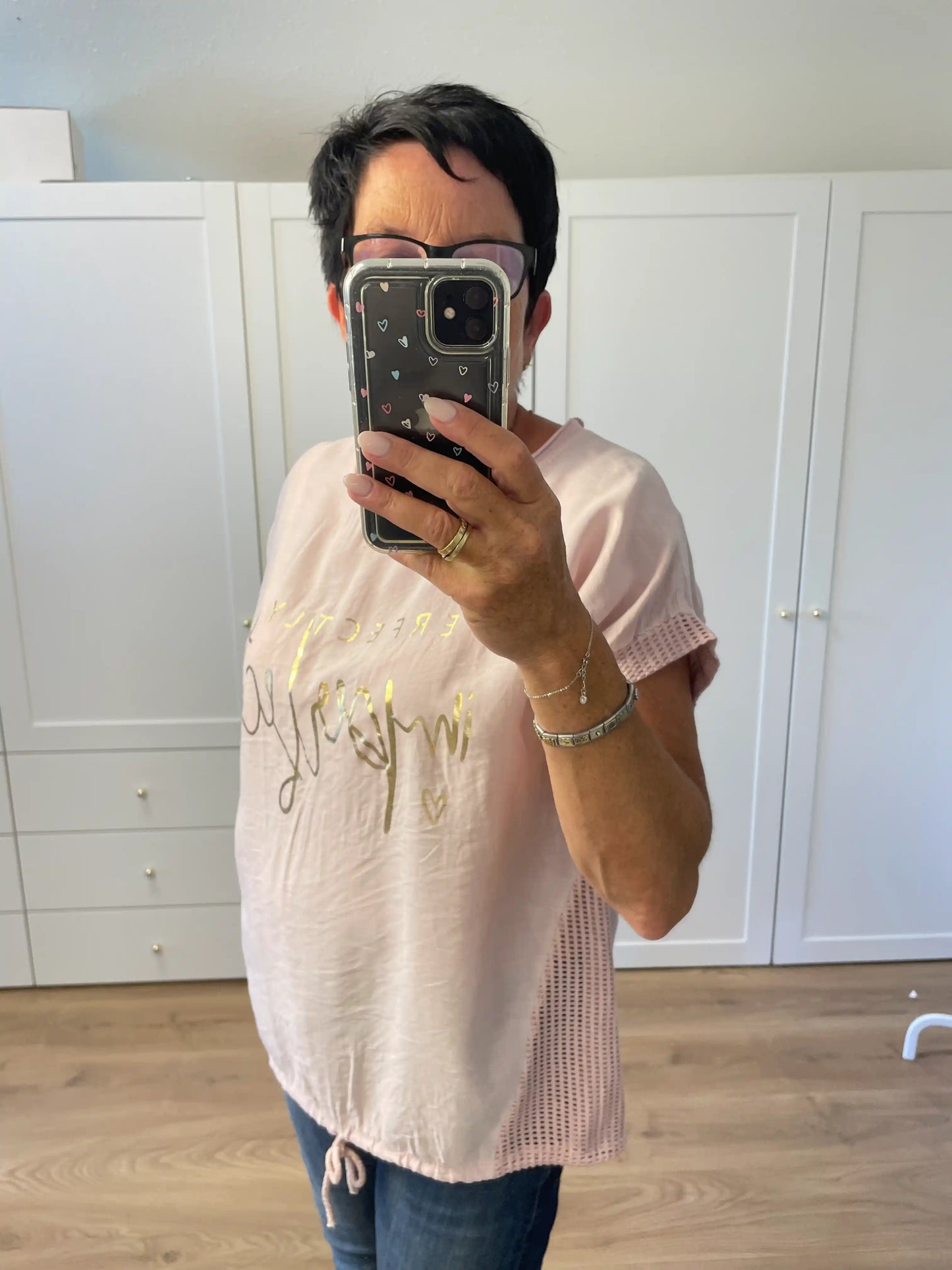 Shirt "Imperfect" Rosa