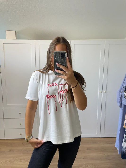 Shirt "Faden" Rot