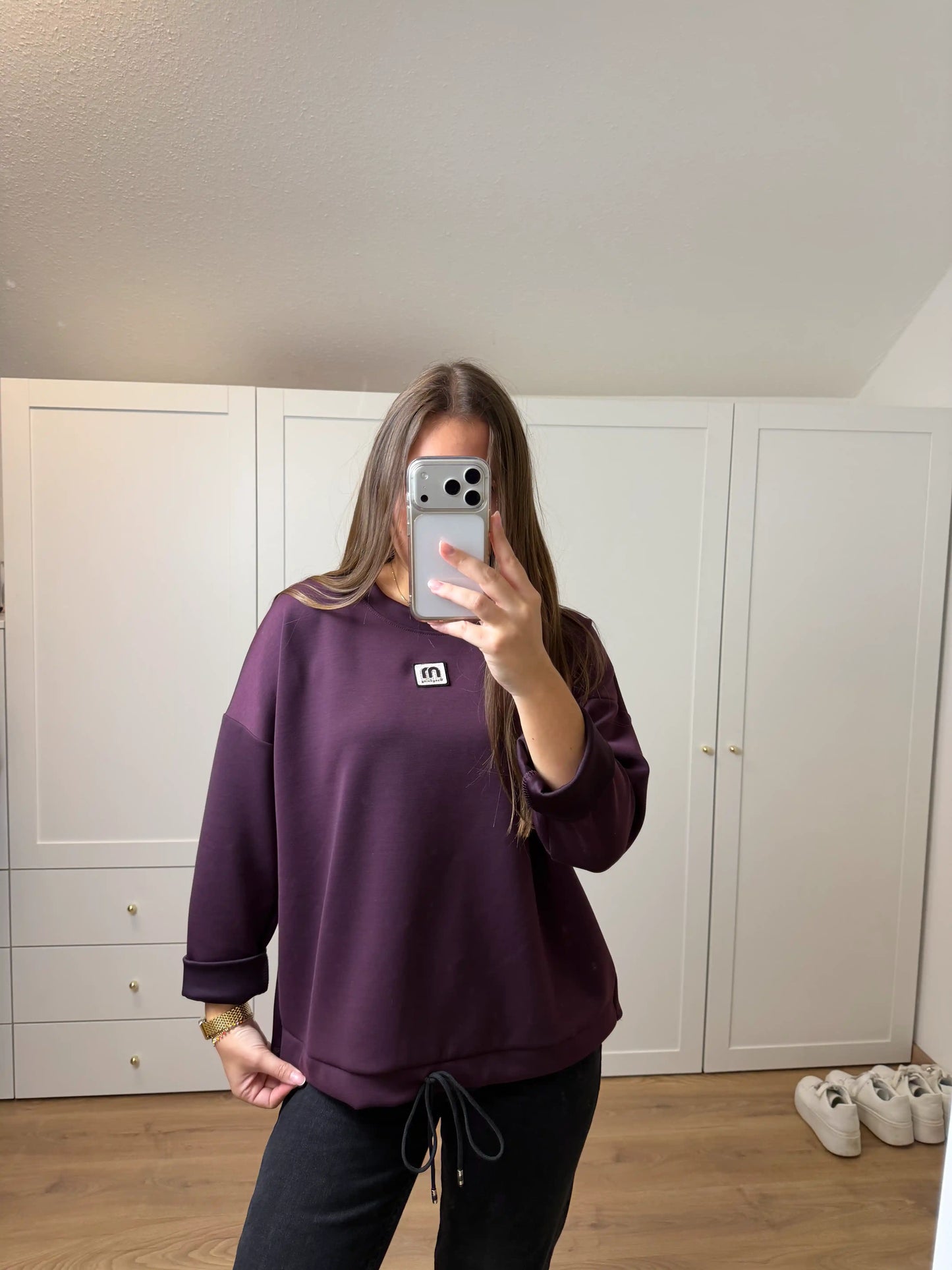 Pullover "Mia" Aubergine