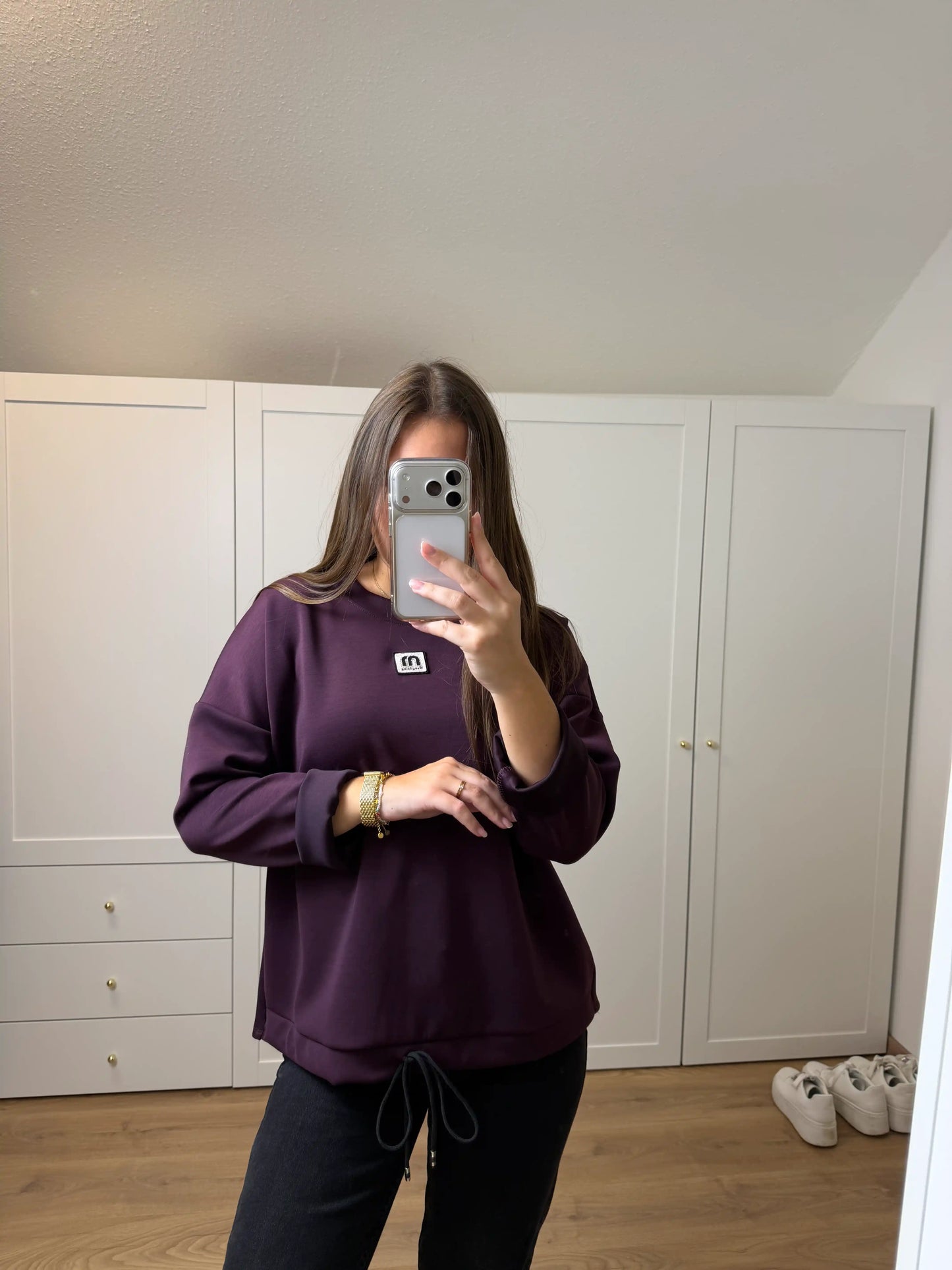 Pullover "Mia" Aubergine