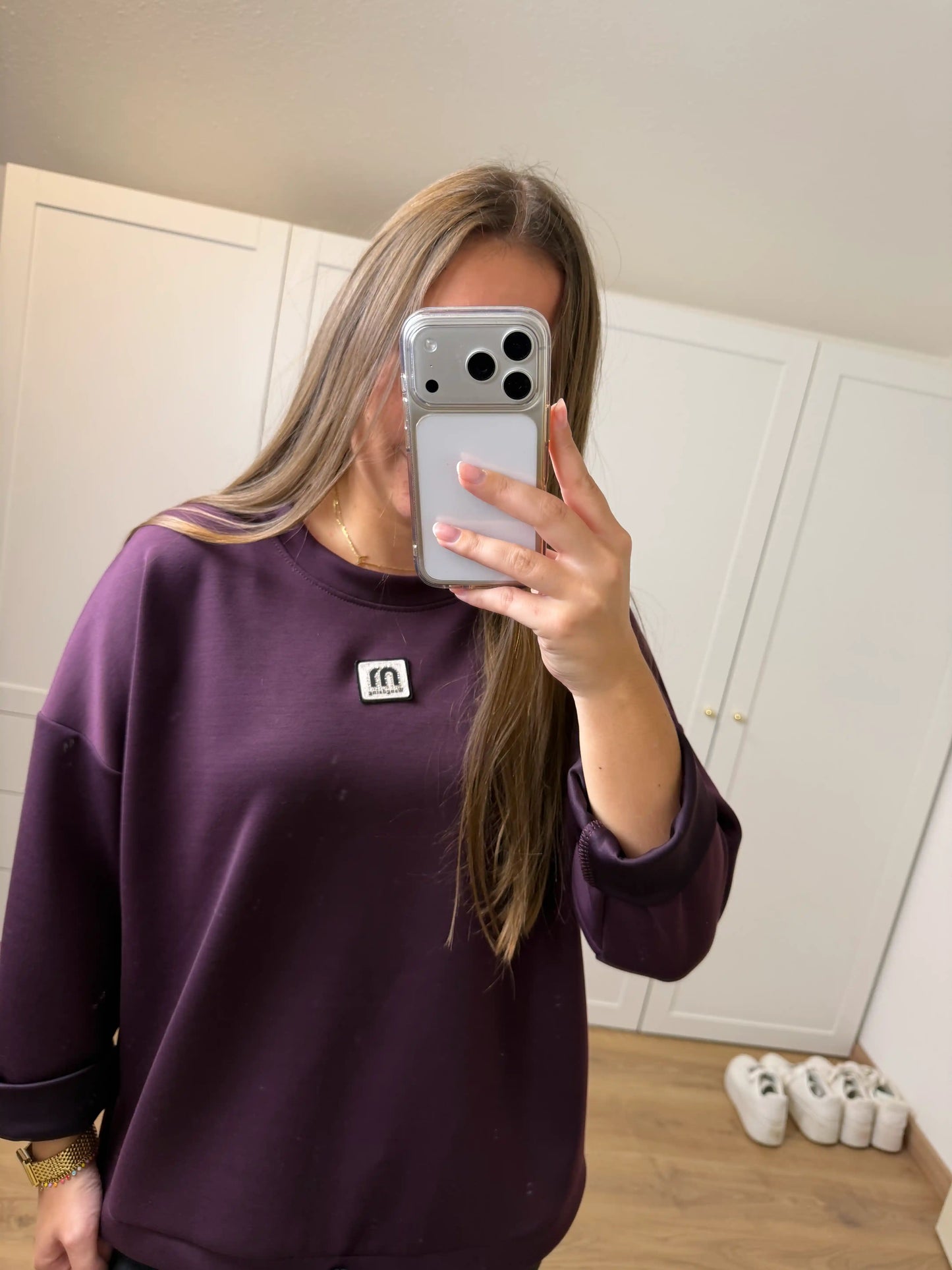 Pullover "Mia" Aubergine