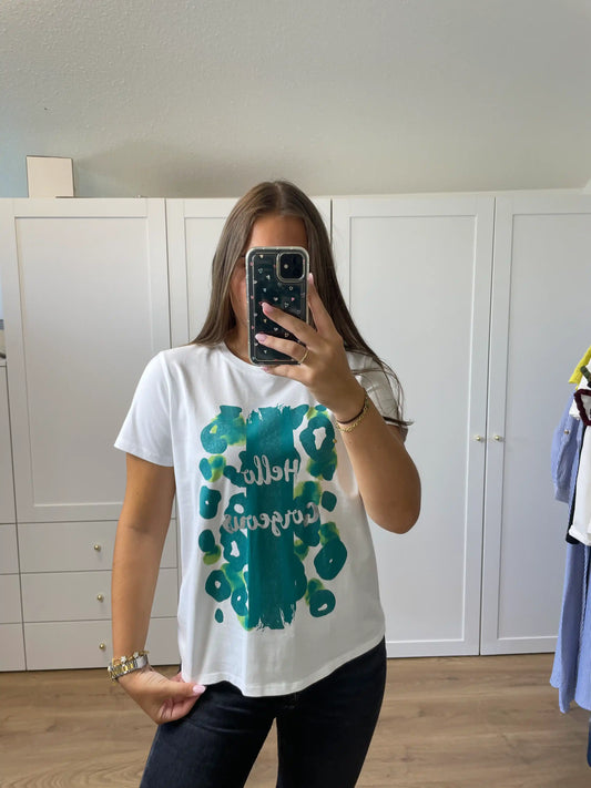 Shirt "Hello G" Grün