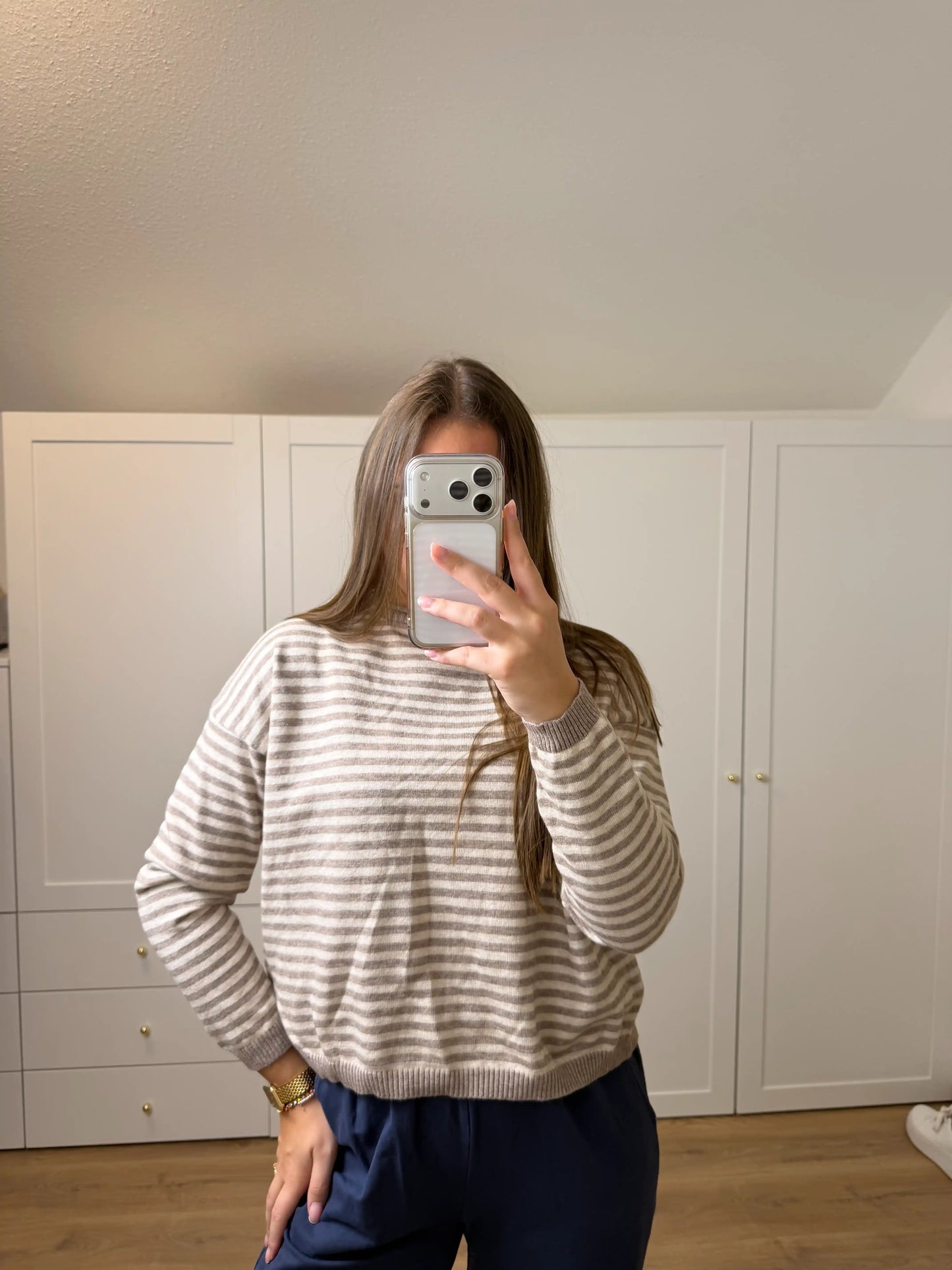 Pullover "Sail" Taupe