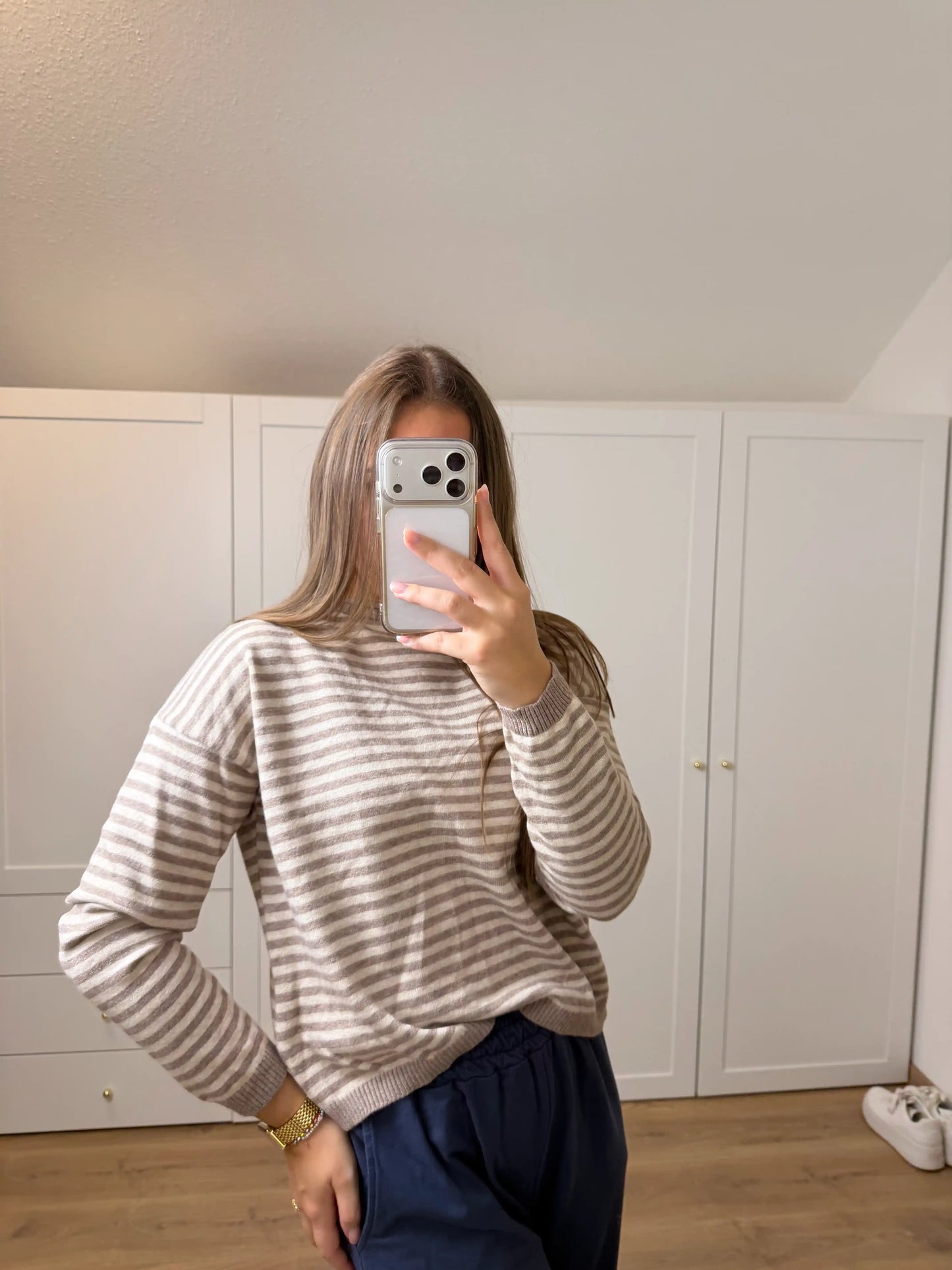 Pullover "Sail" Taupe