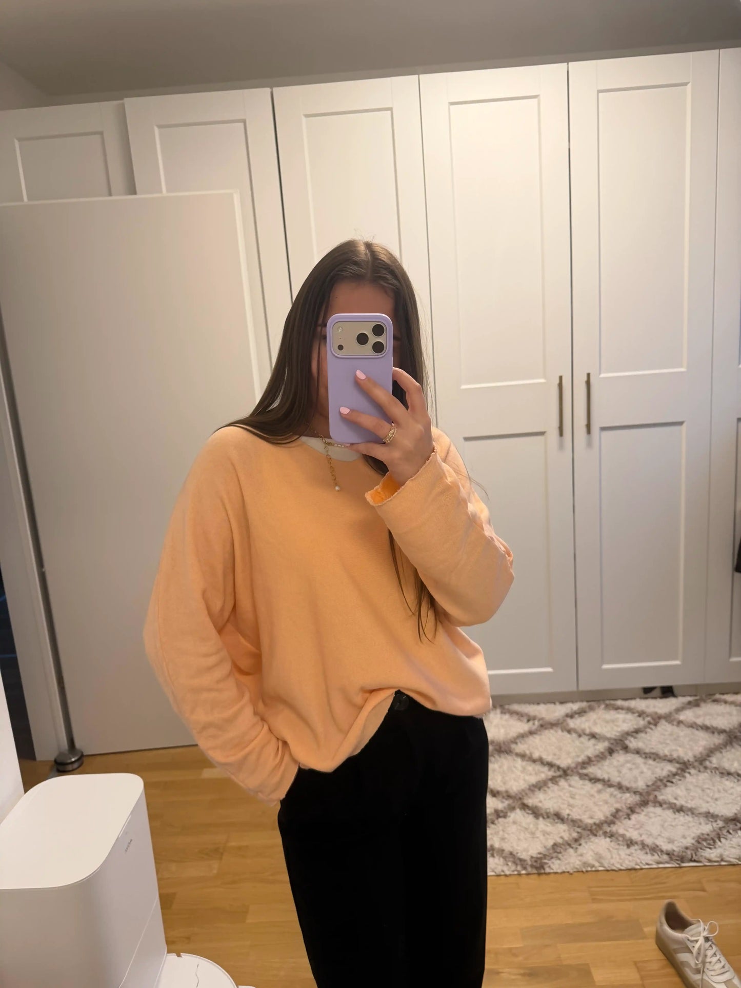 Pullover "Cotton Touch" Pfirsich