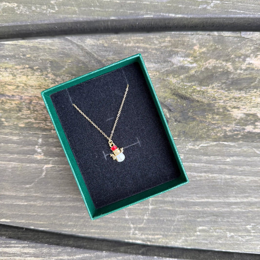 Kette "Schneemann" Gold