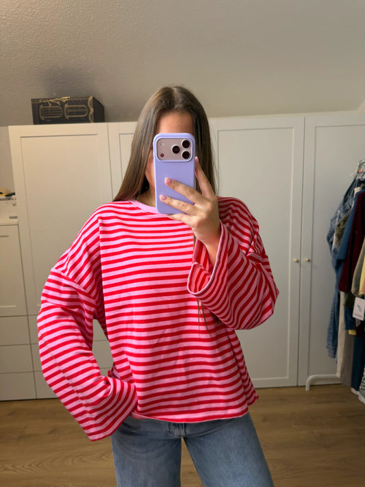 Longsleeve "Candy Stripe" Pink