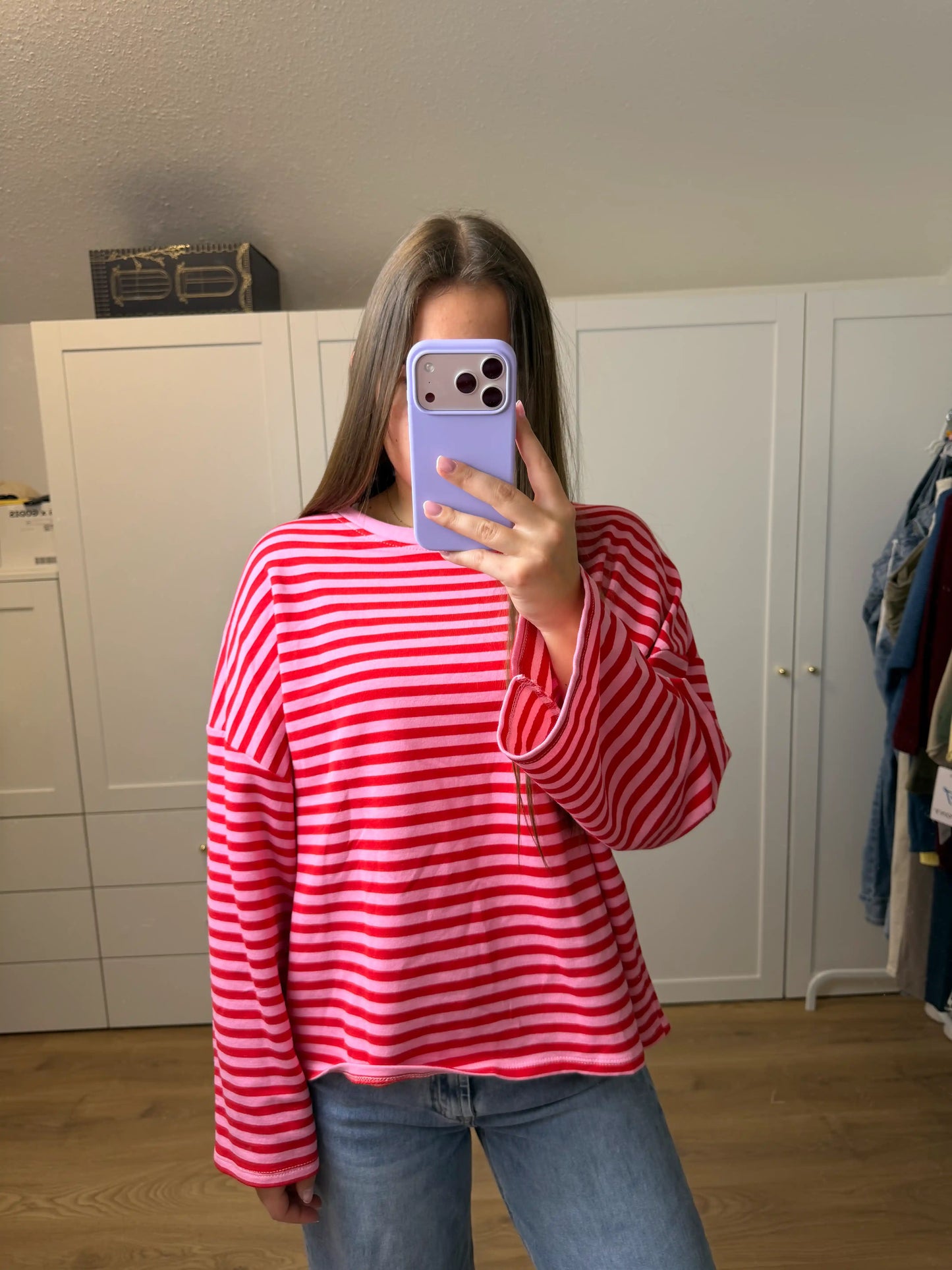 Longsleeve "Candy Stripe" Pink