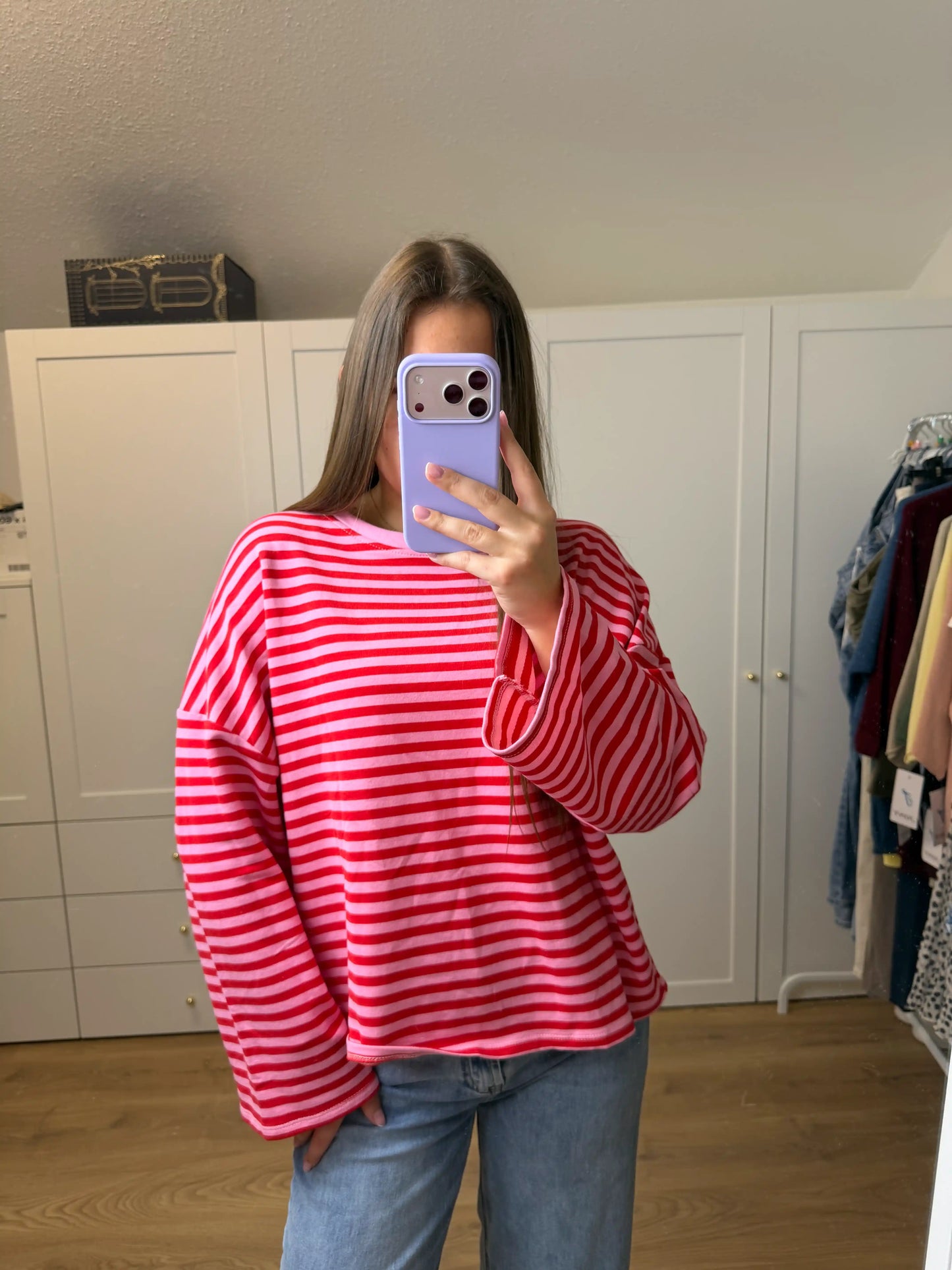 Longsleeve "Candy Stripe" Pink