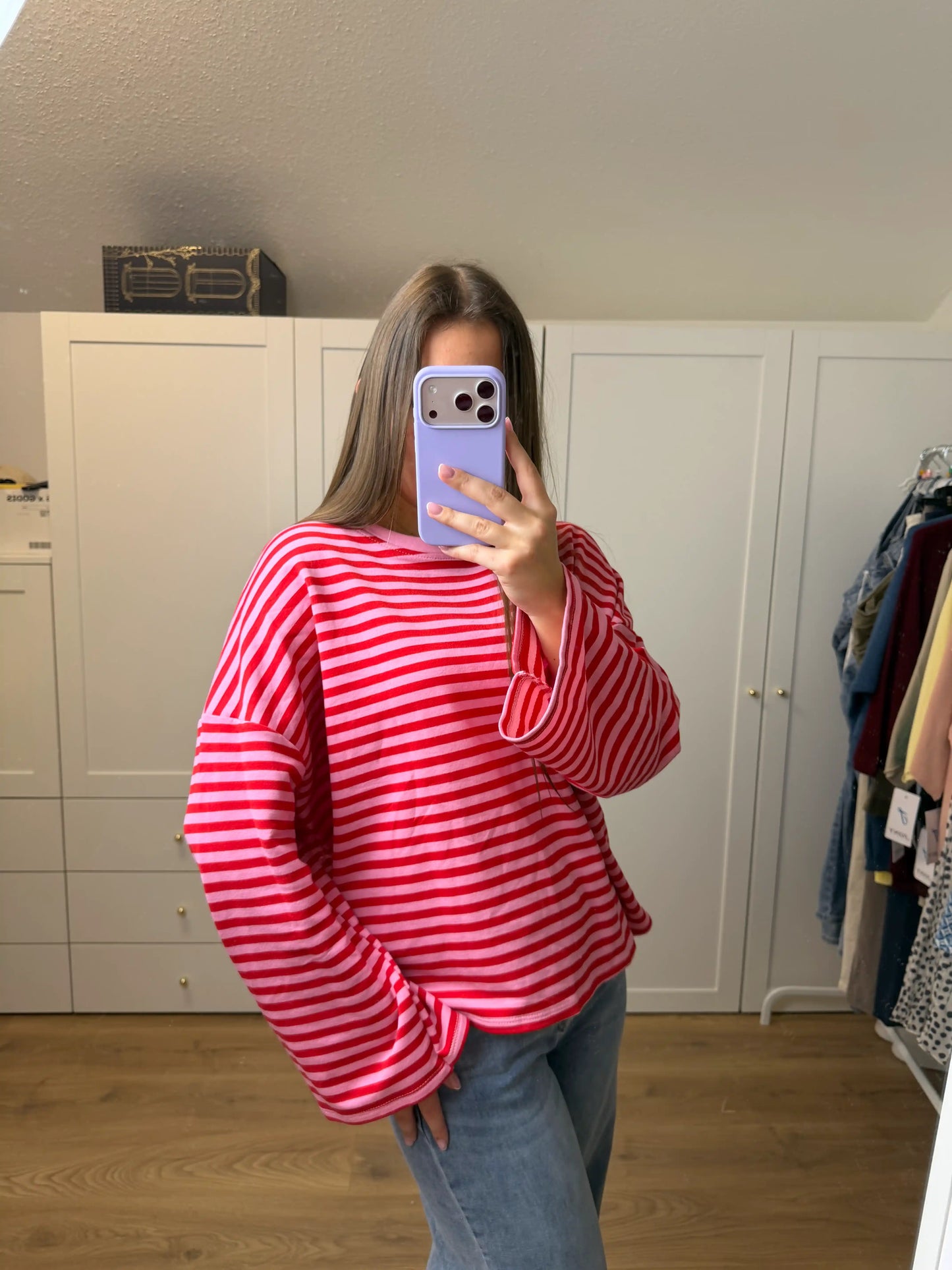 Longsleeve "Candy Stripe" Pink
