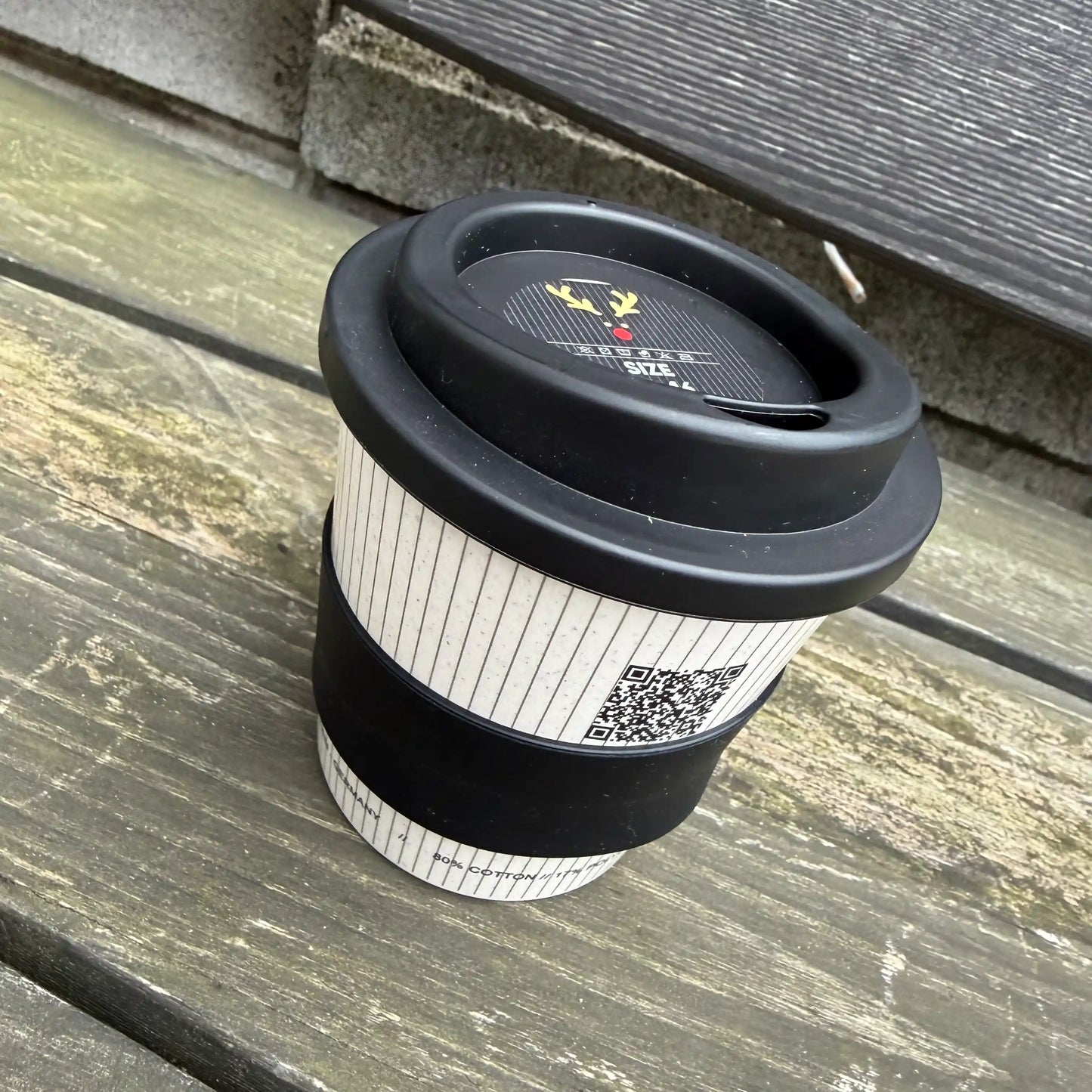 Socken "Weihnachtself" Schwarz