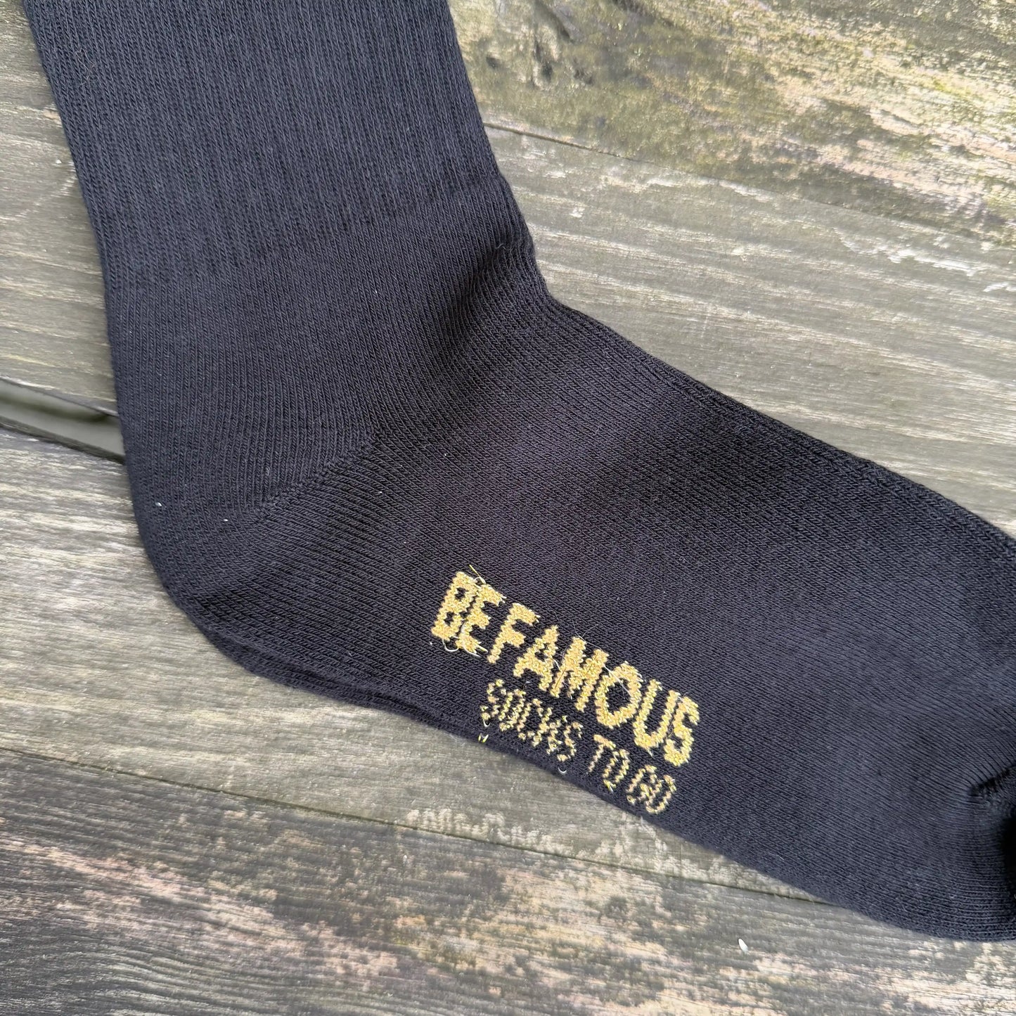 Socken "Weihnachtself" Schwarz