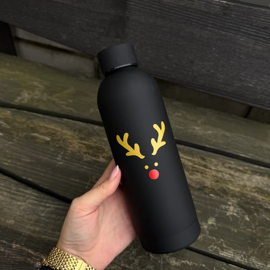 Thermoflasche "Weihnachtselch"
