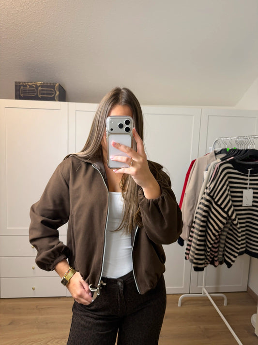 Jacke "Everyday-Zip" Schokobraun