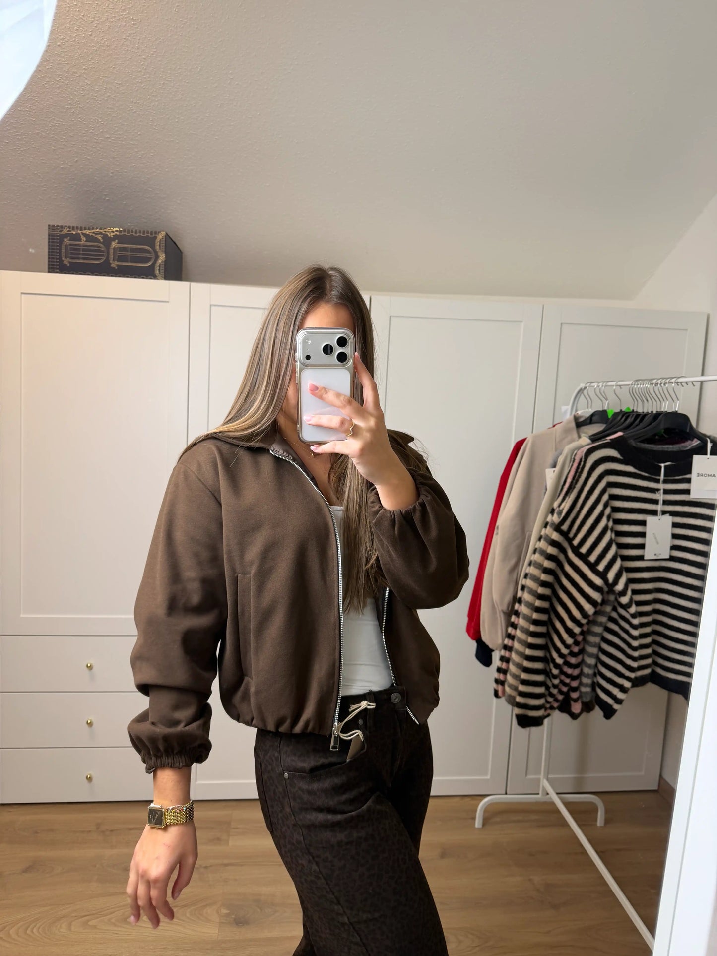 Jacke "Everyday-Zip" Schokobraun