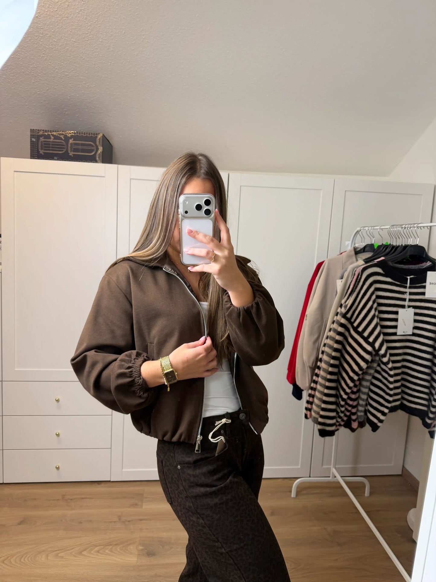 Jacke "Everyday-Zip" Schokobraun