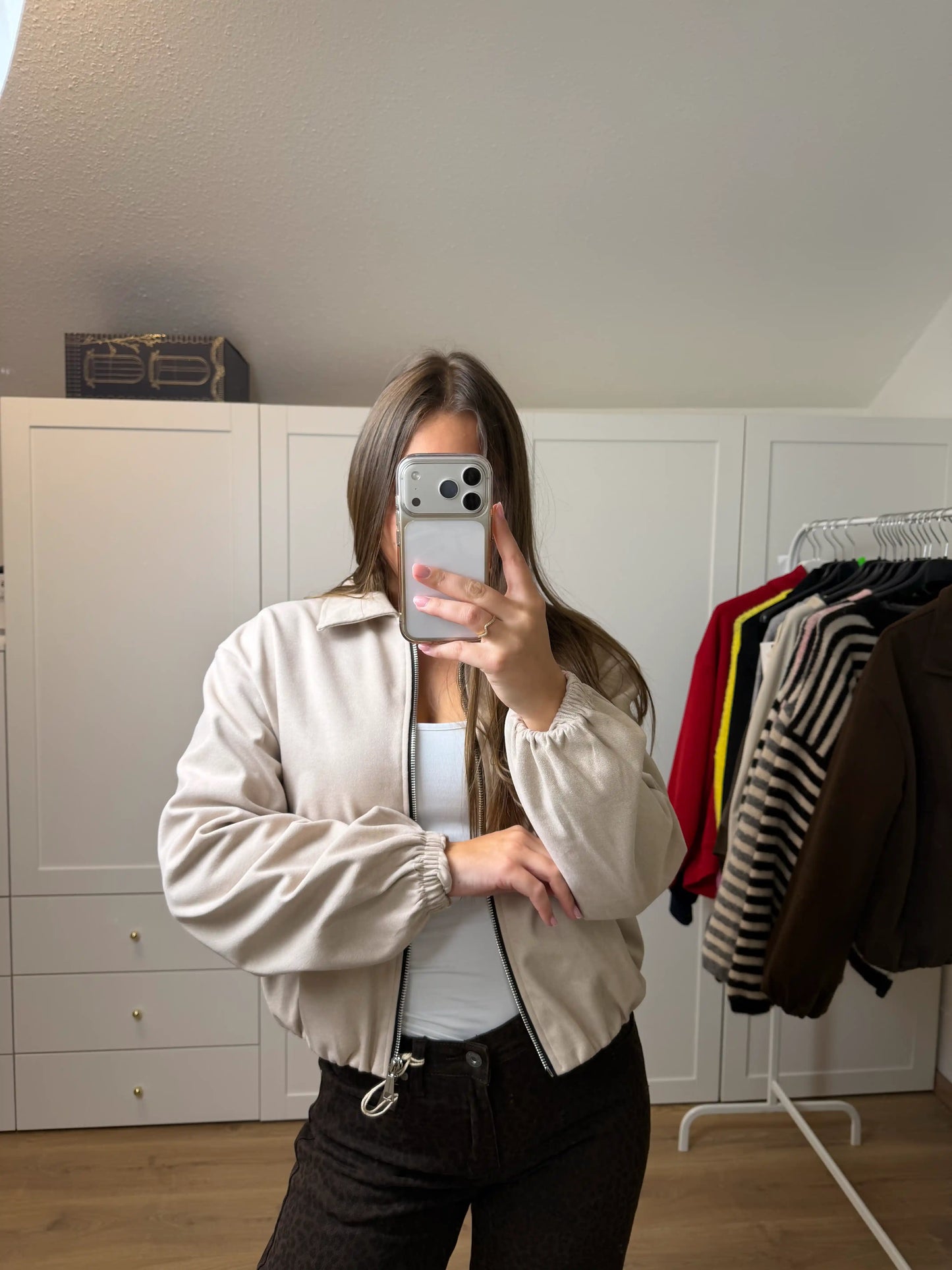 Jacke "Everyday-Zip" Beige