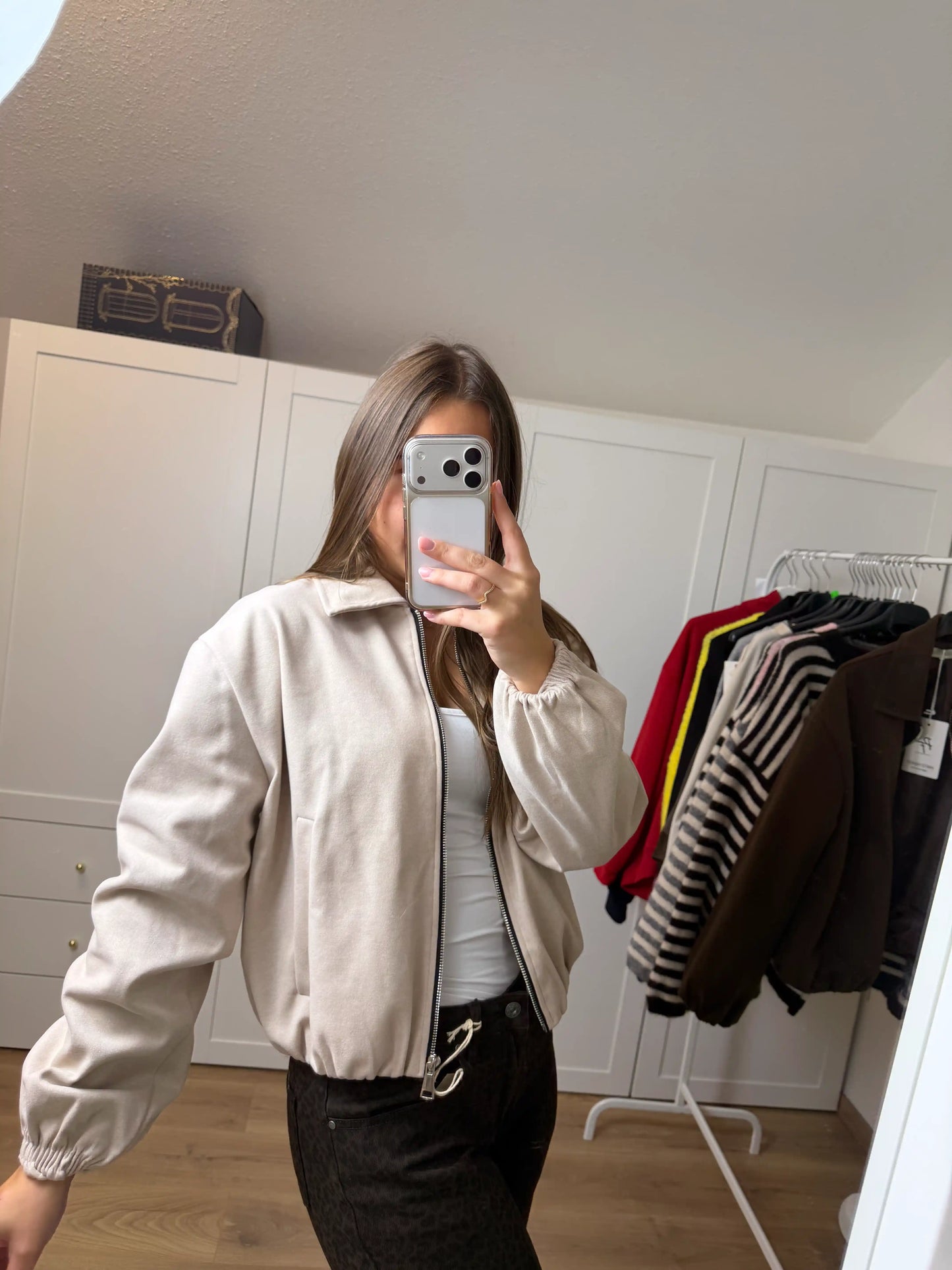 Jacke "Everyday-Zip" Beige