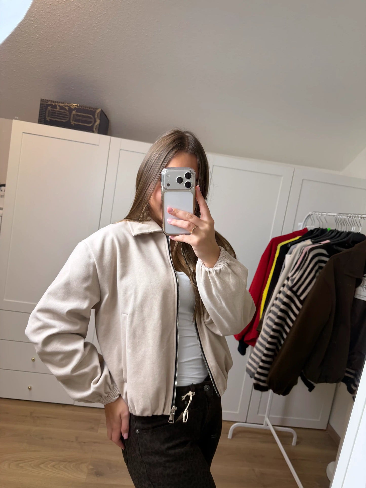 Jacke "Everyday-Zip" Beige