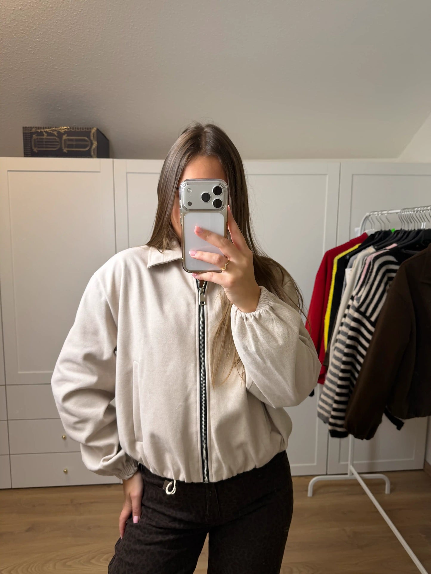 Jacke "Everyday-Zip" Beige