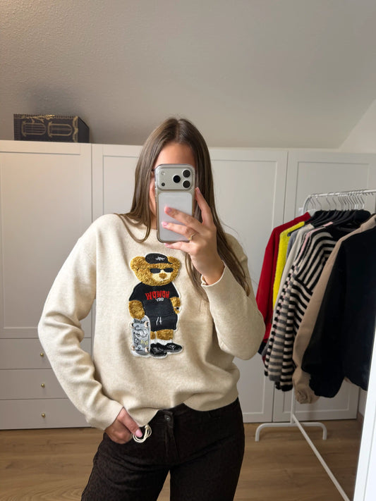 Pullover "Cool-Teddy" Beige