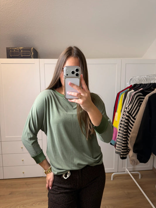 Langarmshirt "Sleeve" Grün