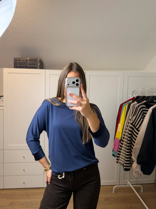 Langarmshirt "Sleeve" Dunkelblau