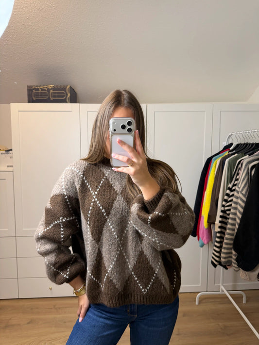 Pullover "Heritage" Schokobraun