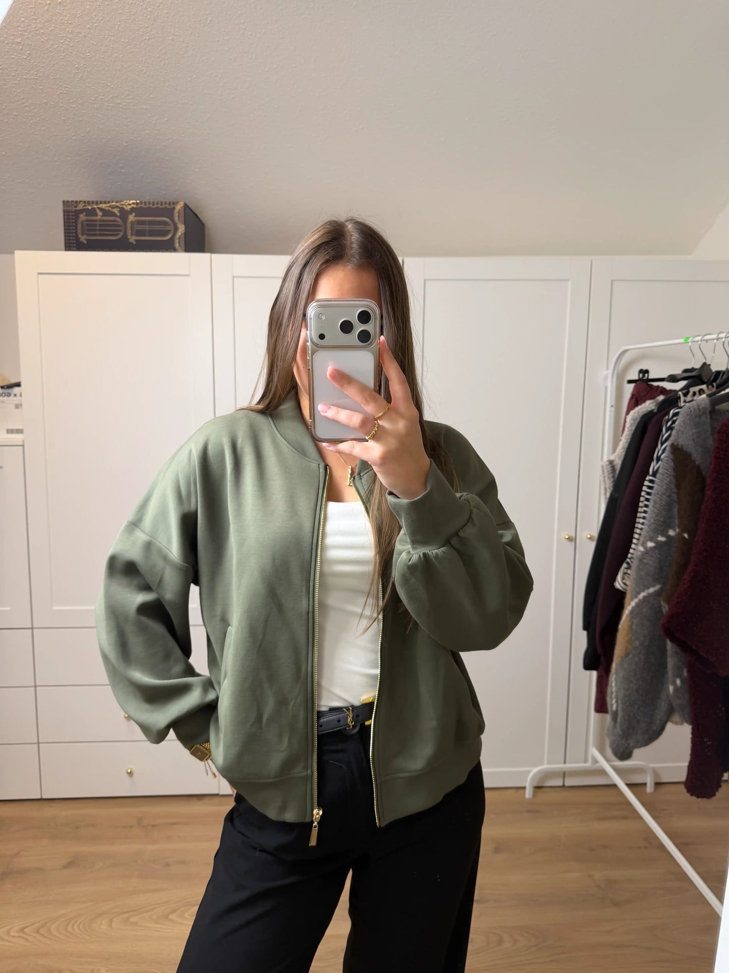 Zippjacke "Urban" Olivegrün