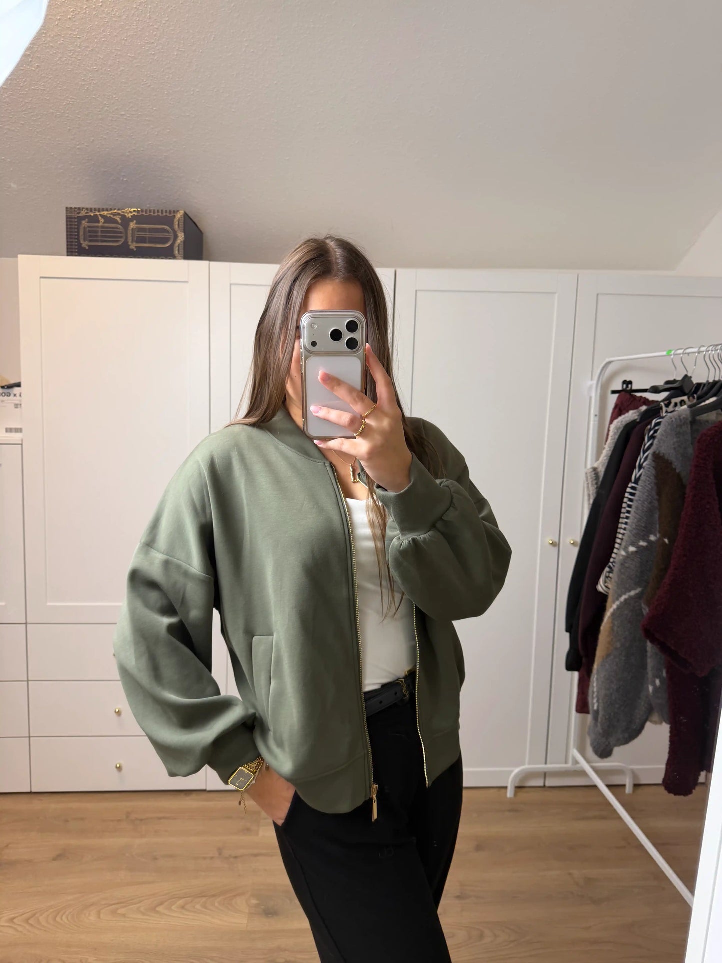 Zippjacke "Urban" Olivegrün