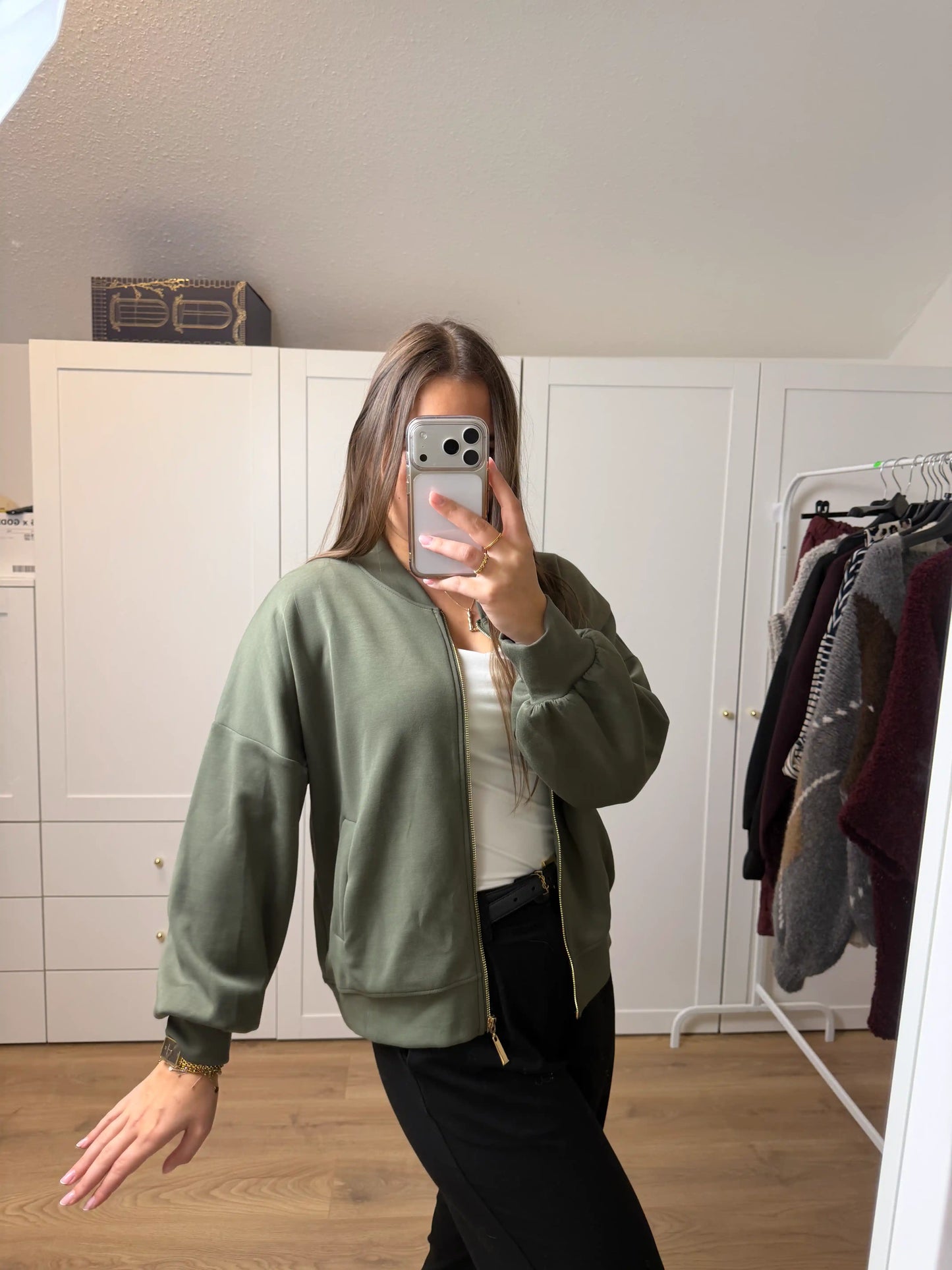 Zippjacke "Urban" Olivegrün