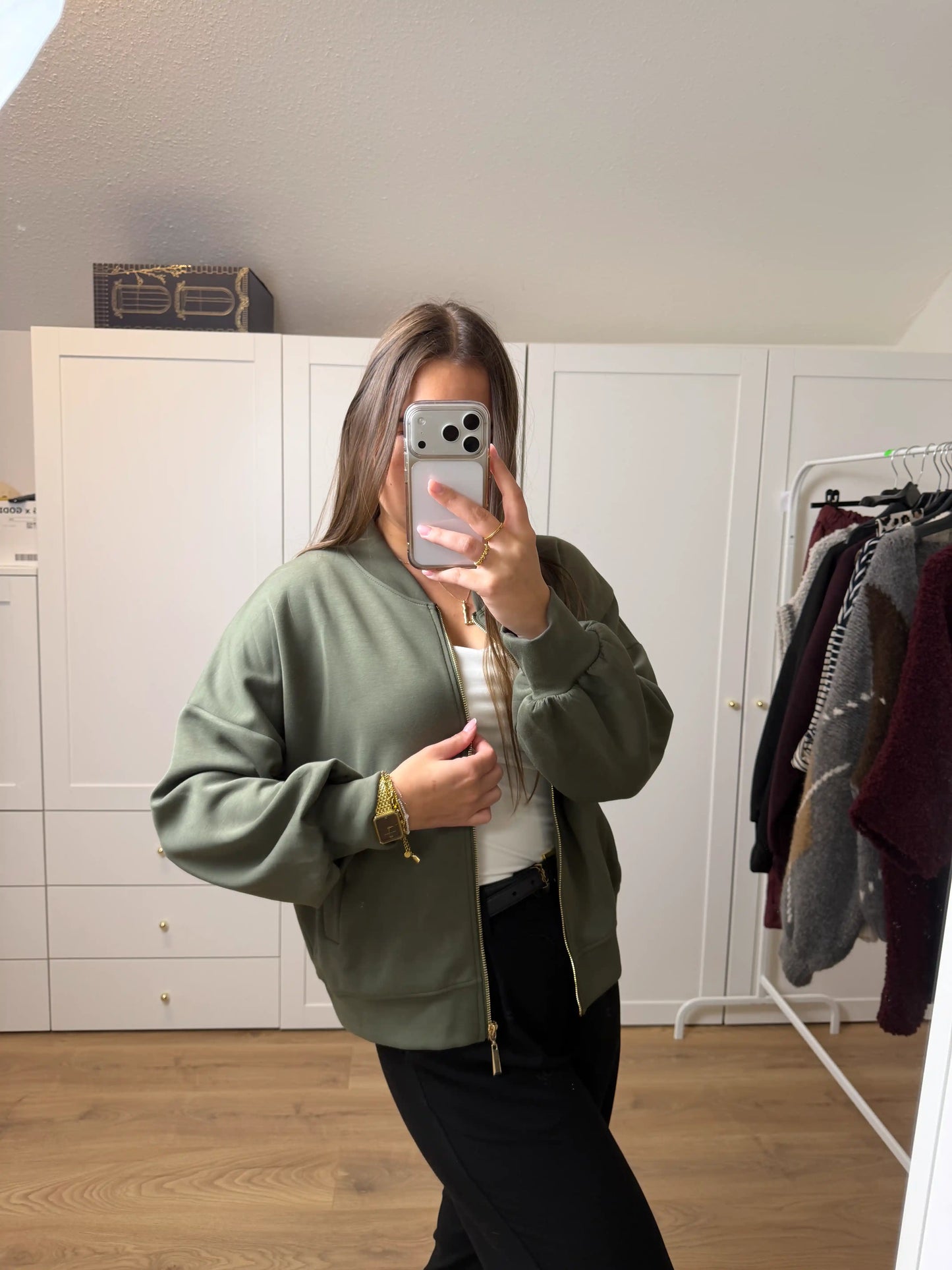 Zippjacke "Urban" Olivegrün