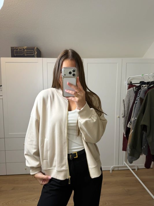 Zippjacke "Urban" Beige