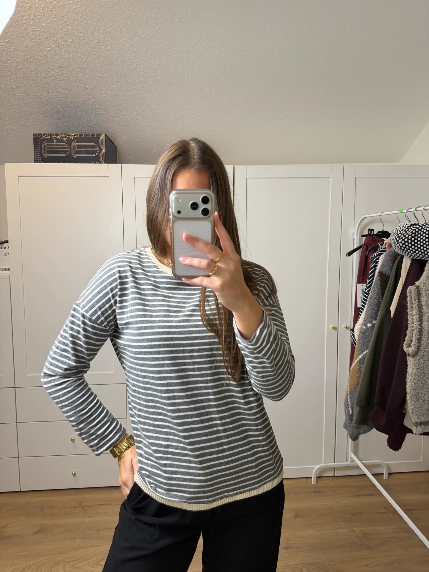 Langarmshirt "Everyday" Grau