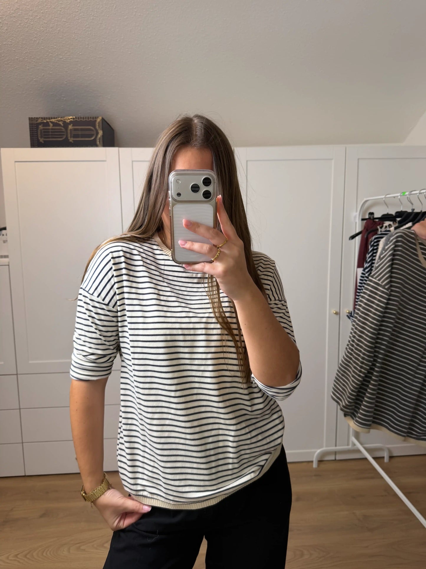 Langarmshirt "Everyday" Beige