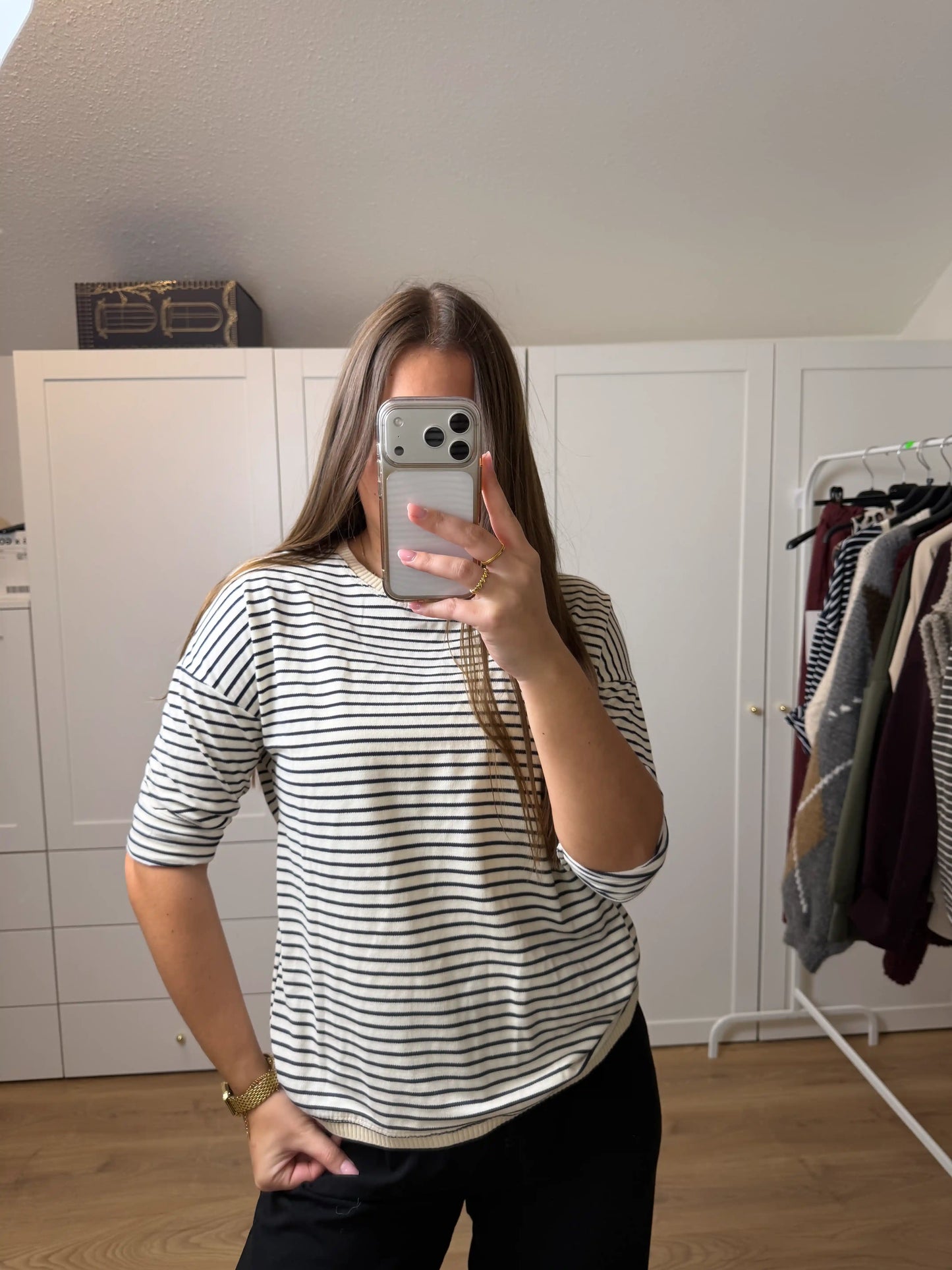 Langarmshirt "Everyday" Beige