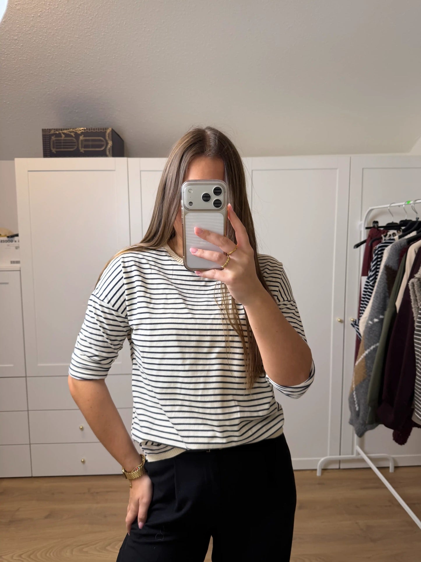 Langarmshirt "Everyday" Beige