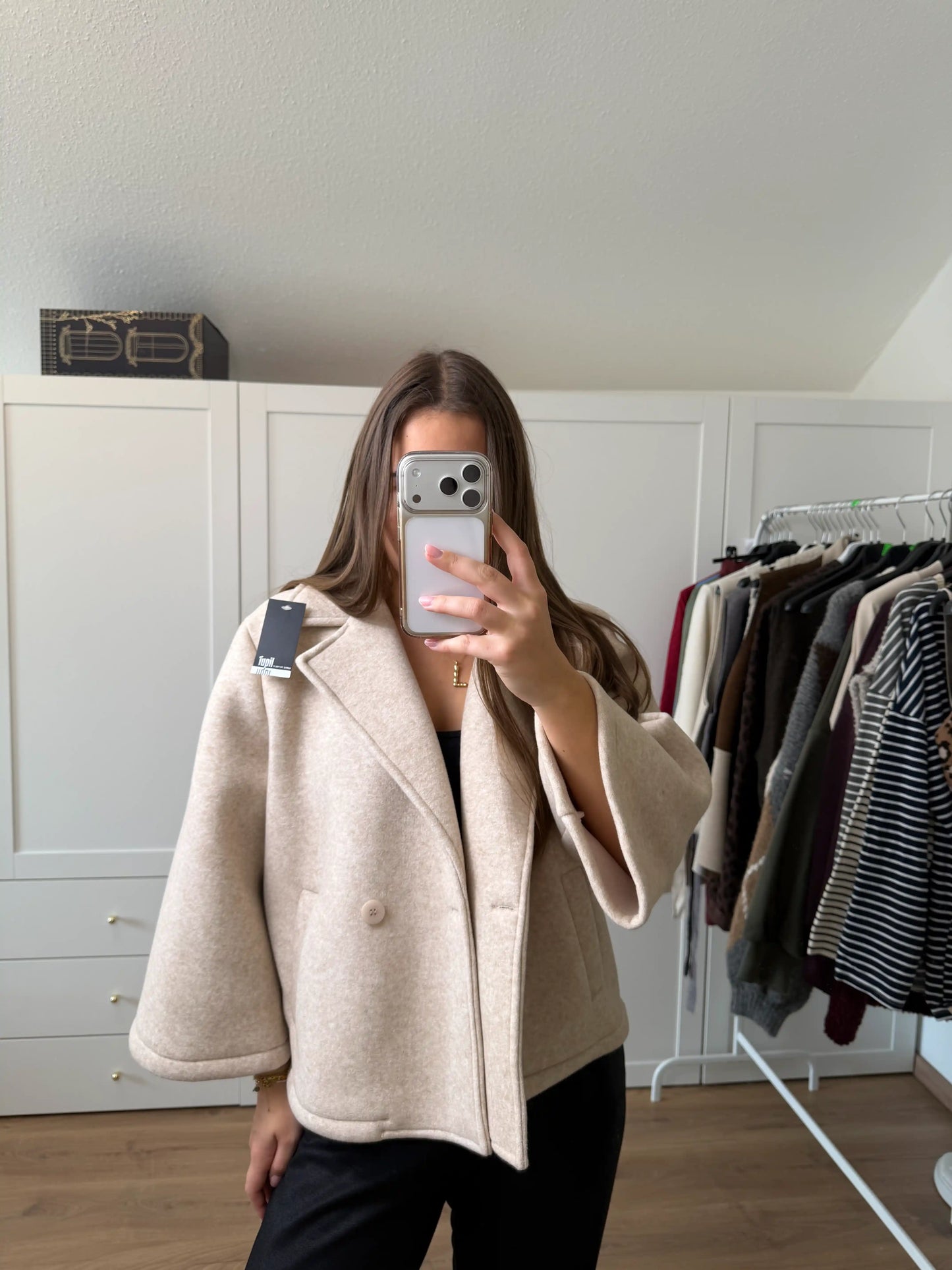 Jacke "Soft" Beige