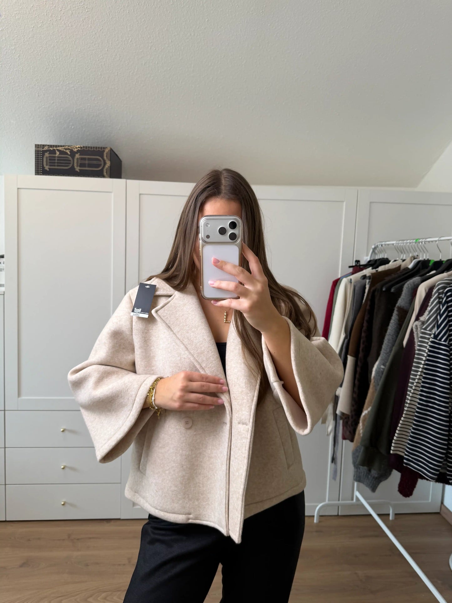 Jacke "Soft" Beige